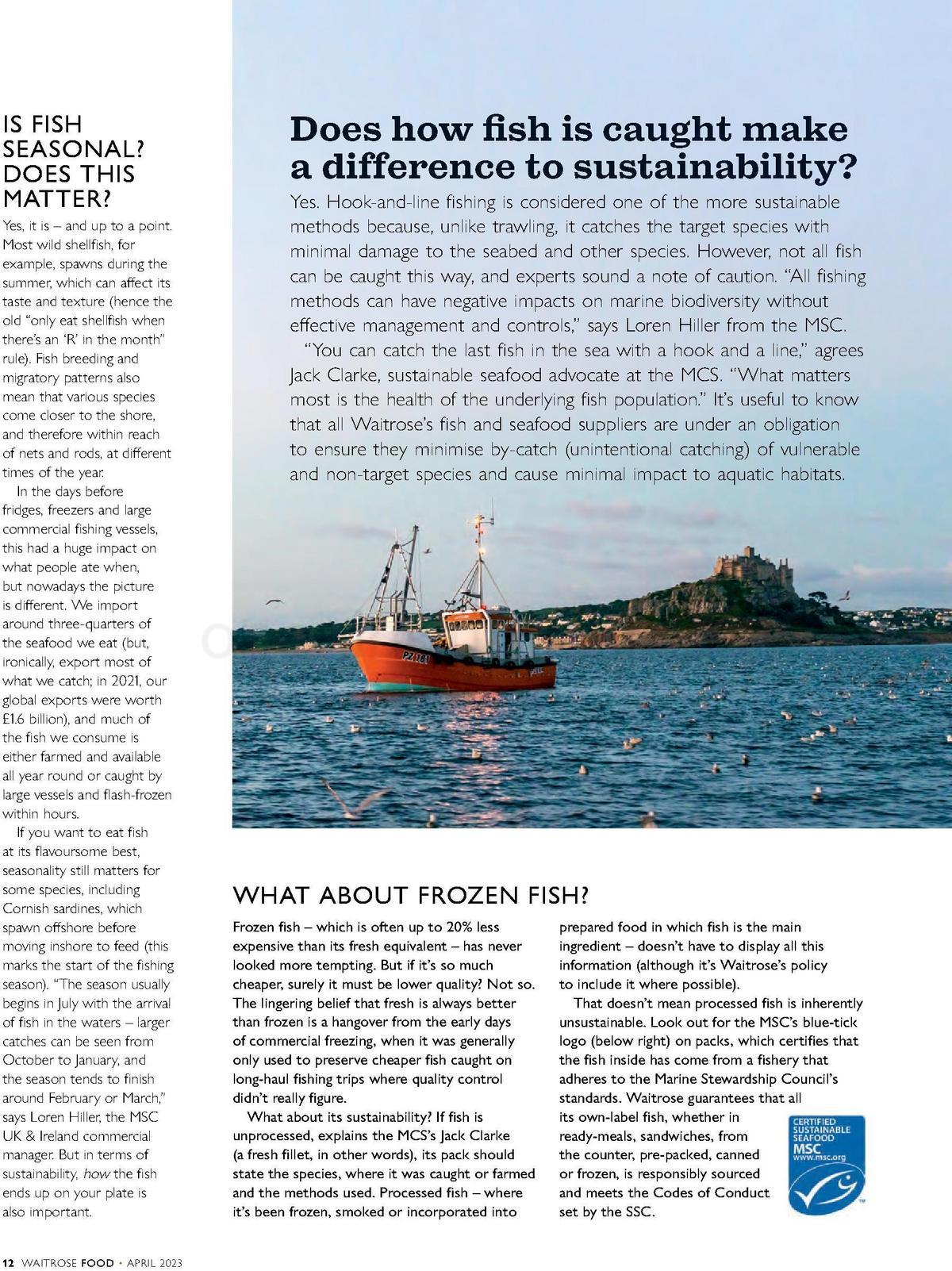 Waitrose Magazine April Offers from 1 April