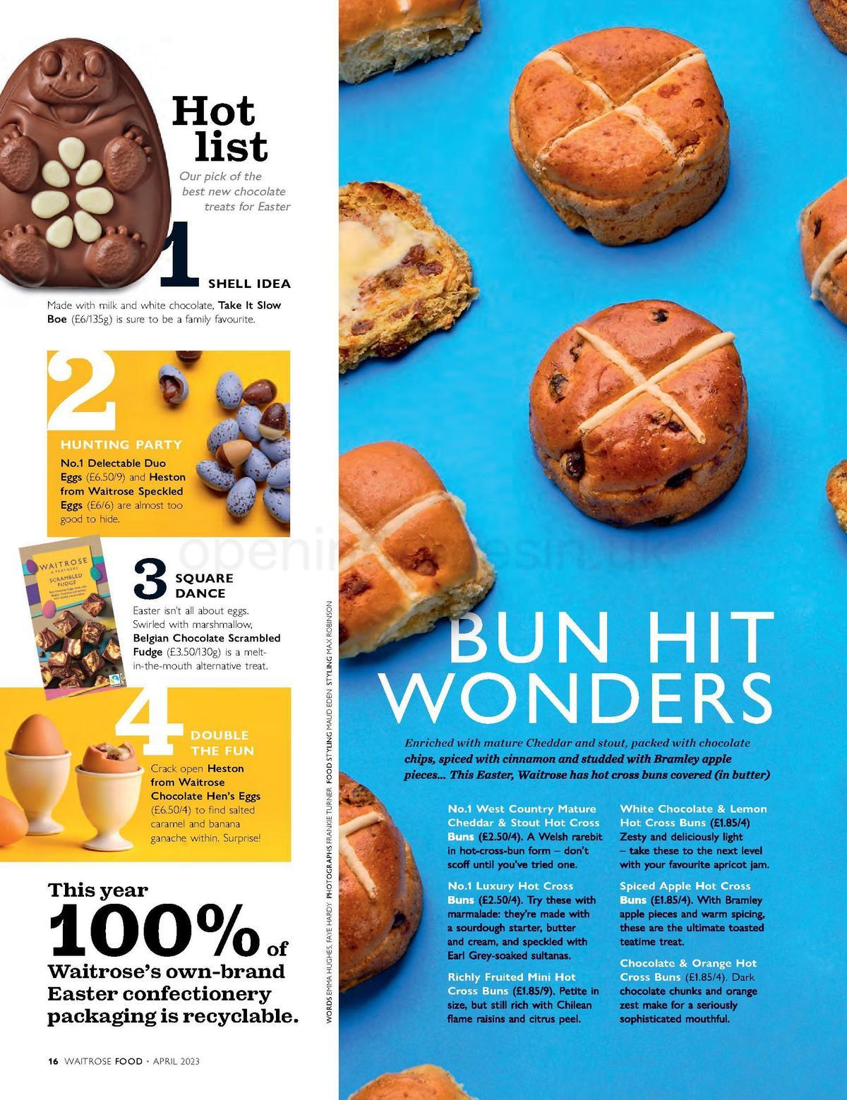 Waitrose Magazine April Offers from 1 April