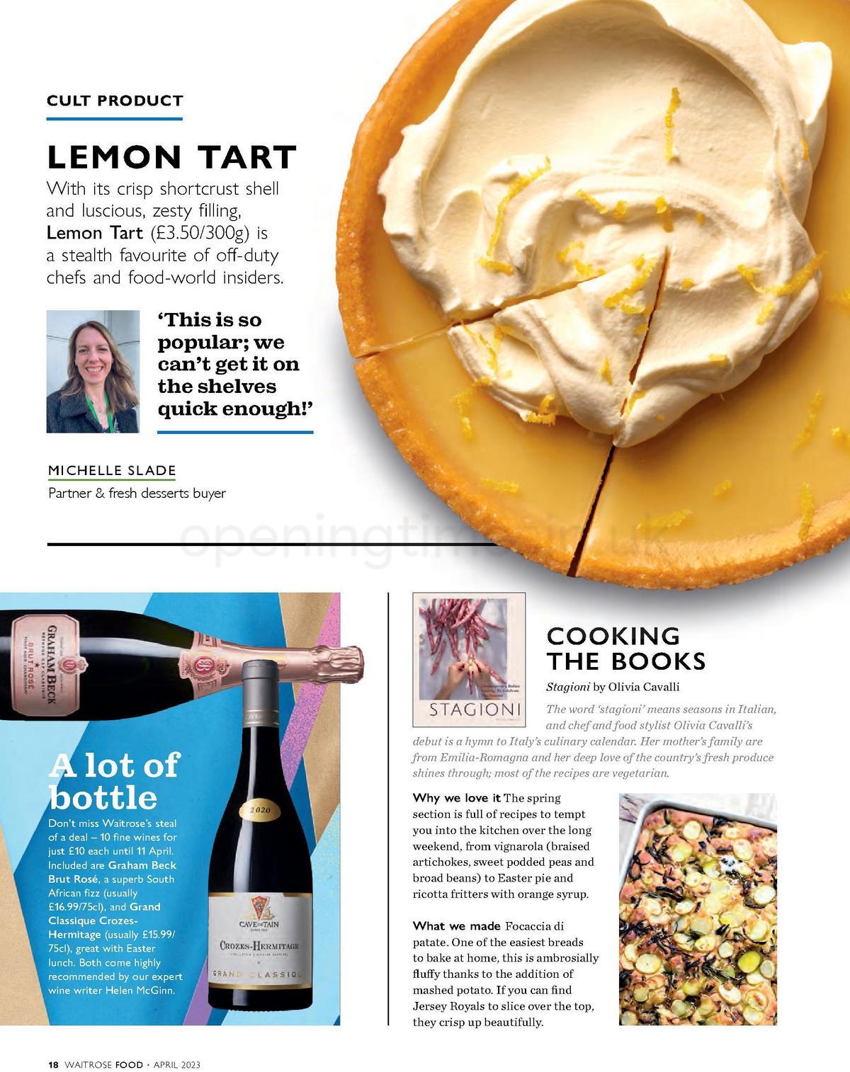 Waitrose Magazine April Offers from 1 April