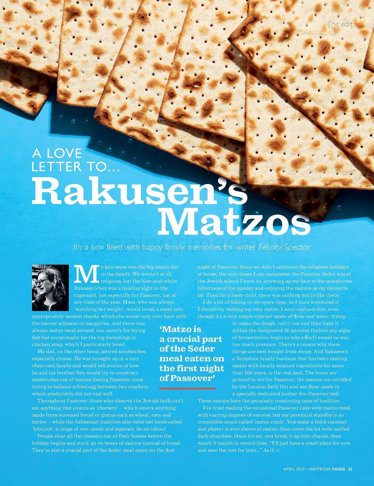 Waitrose Magazine April Offers from 1 April