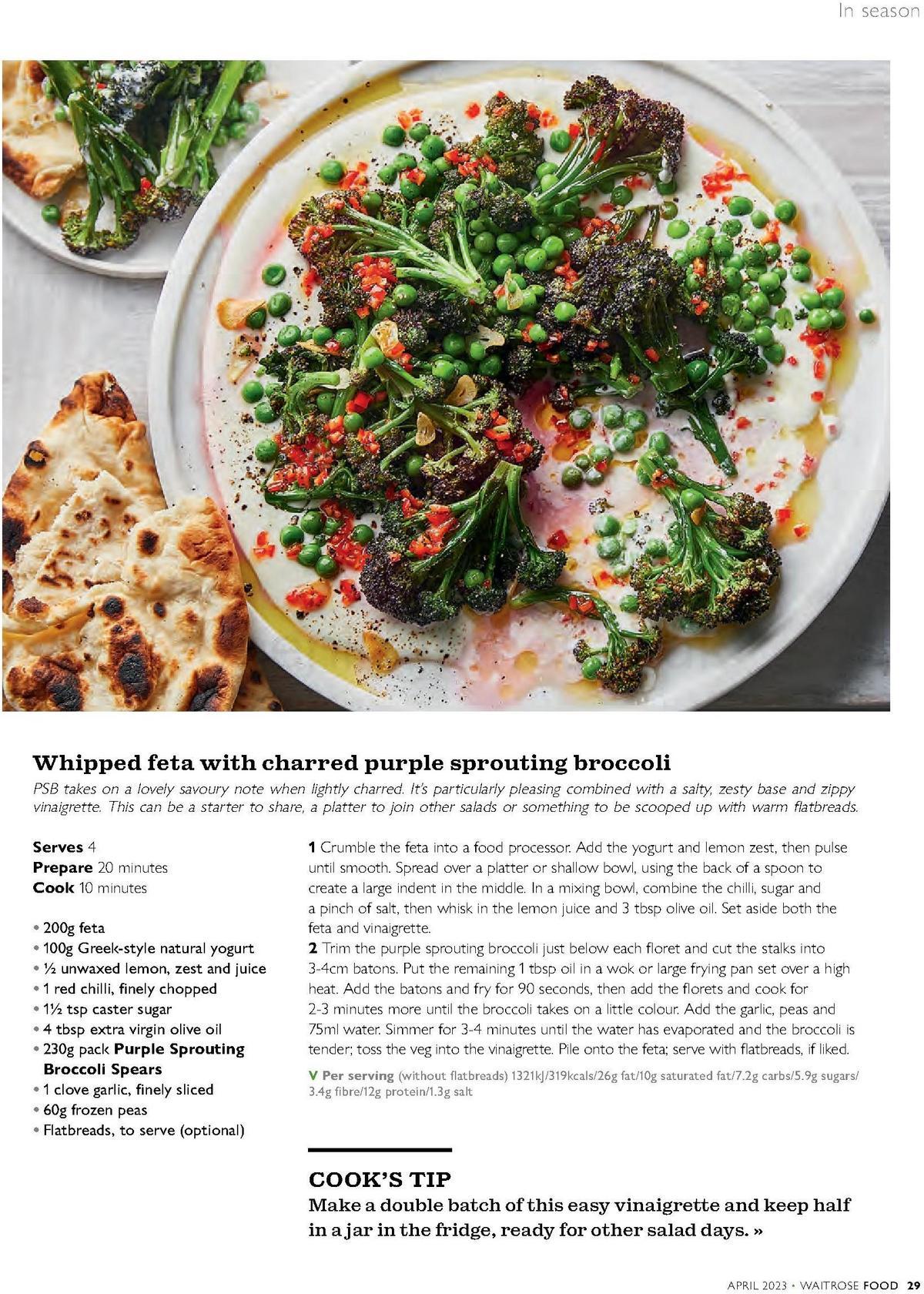 Waitrose Magazine April Offers from 1 April