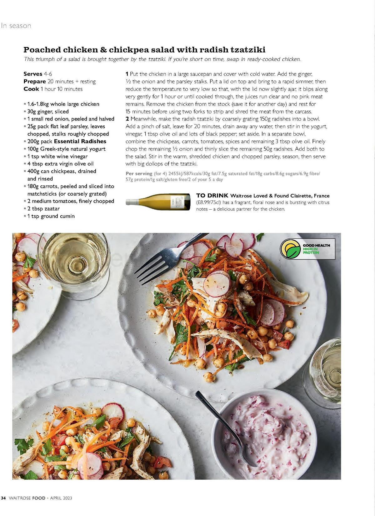 Waitrose Magazine April Offers from 1 April