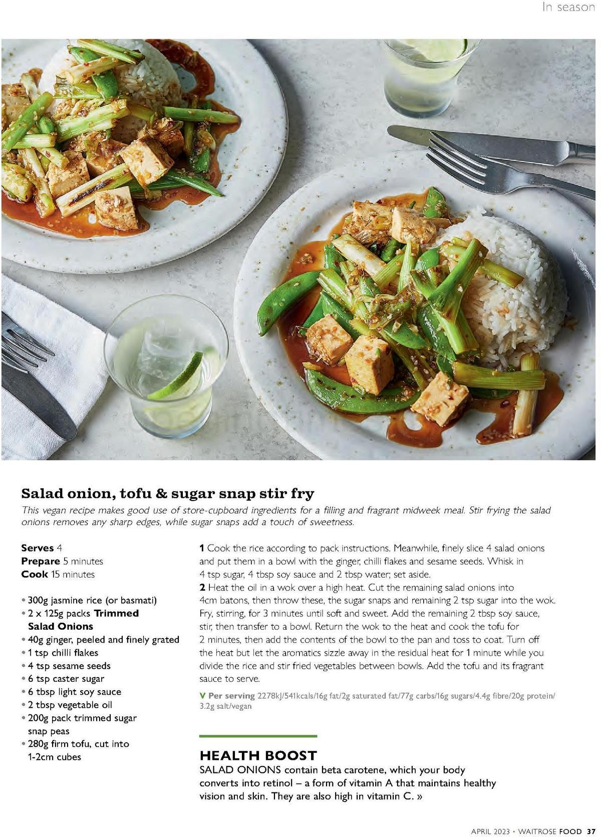 Waitrose Magazine April Offers from 1 April