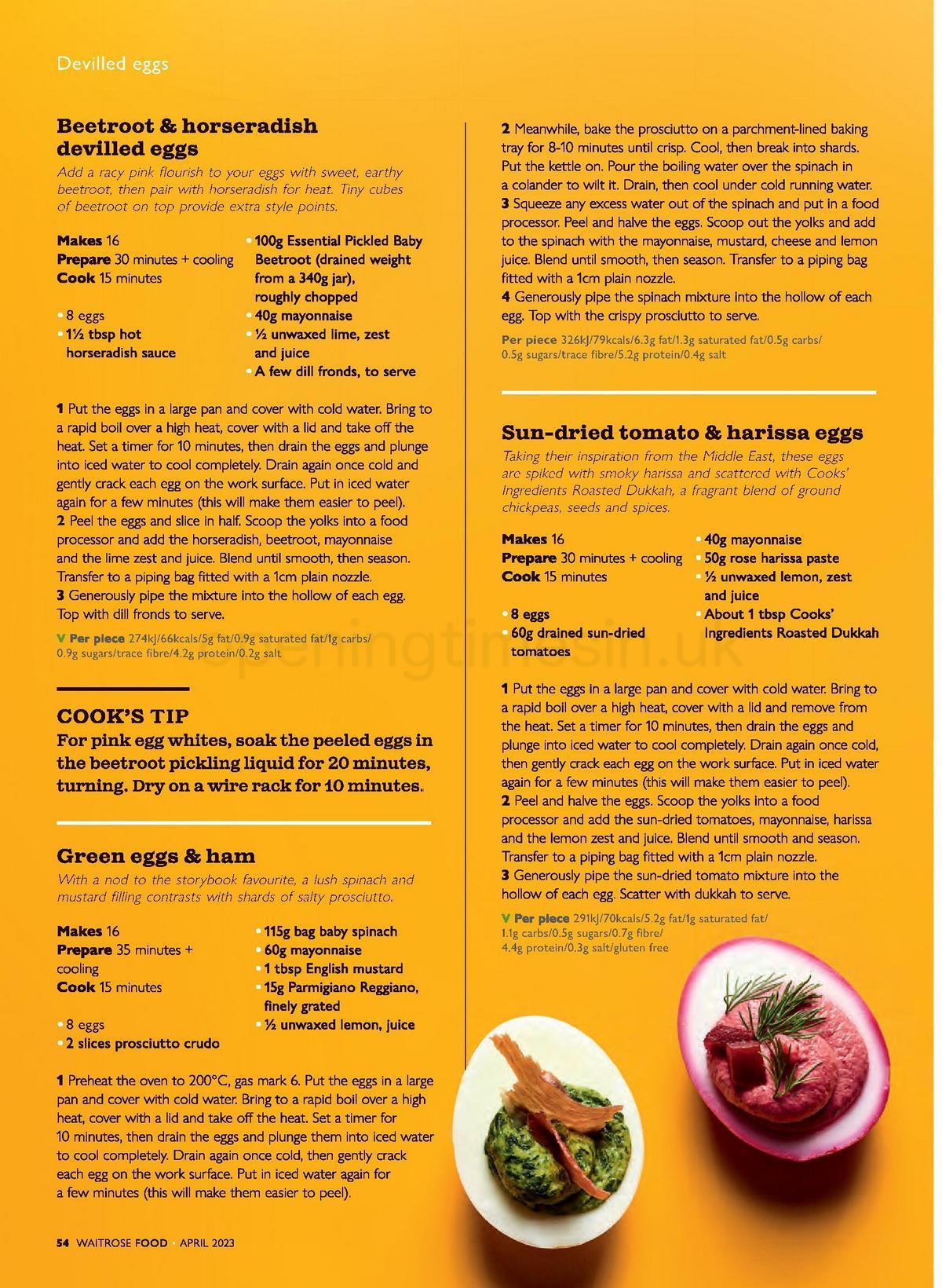 Waitrose Magazine April Offers from 1 April