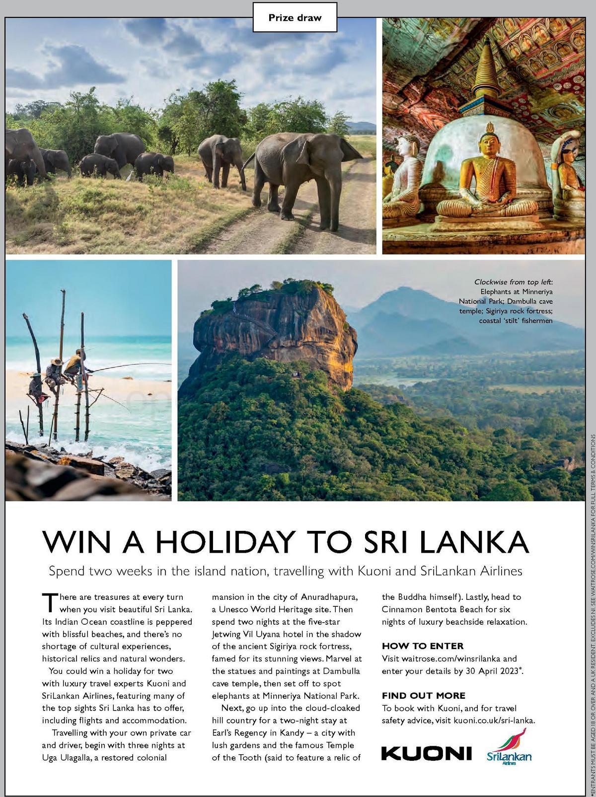 Waitrose Magazine April Offers from 1 April