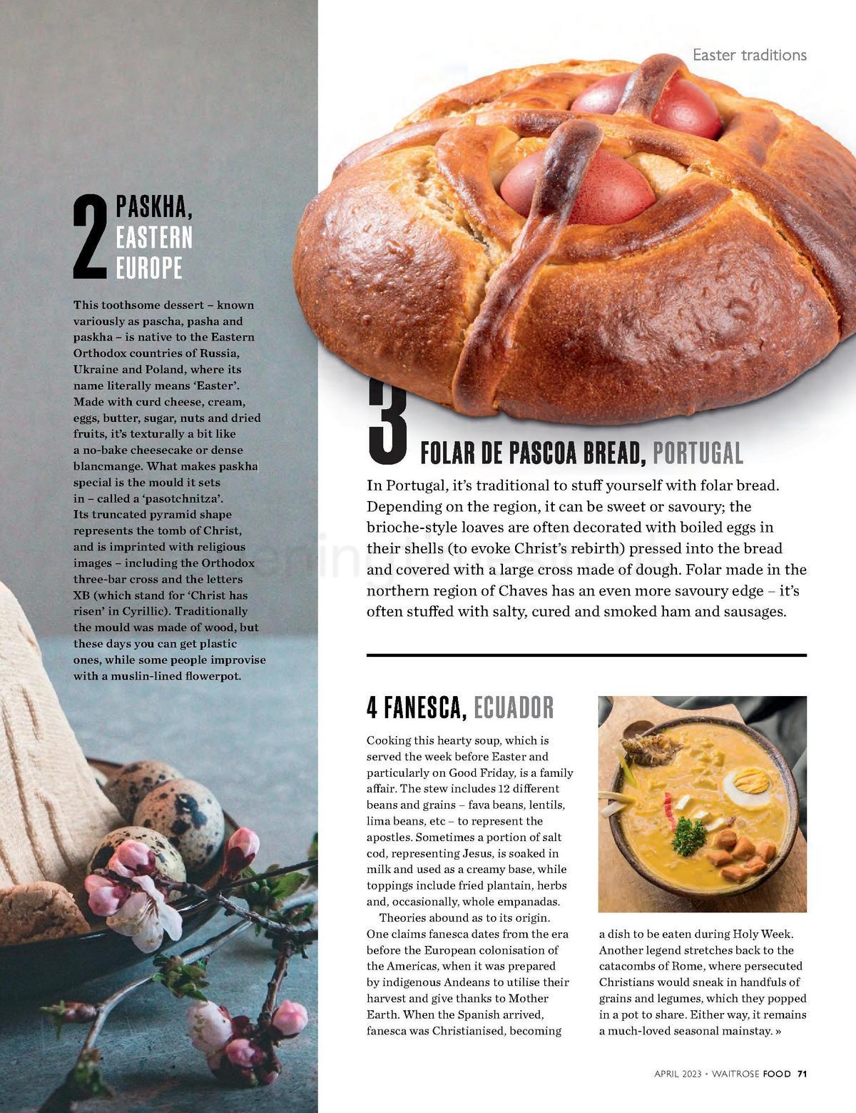 Waitrose Magazine April Offers from 1 April