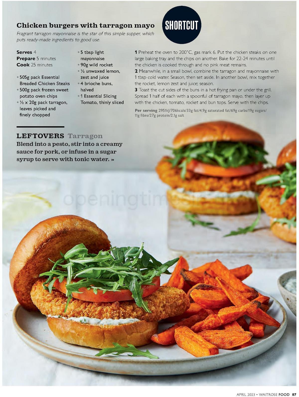 Waitrose Magazine April Offers from 1 April