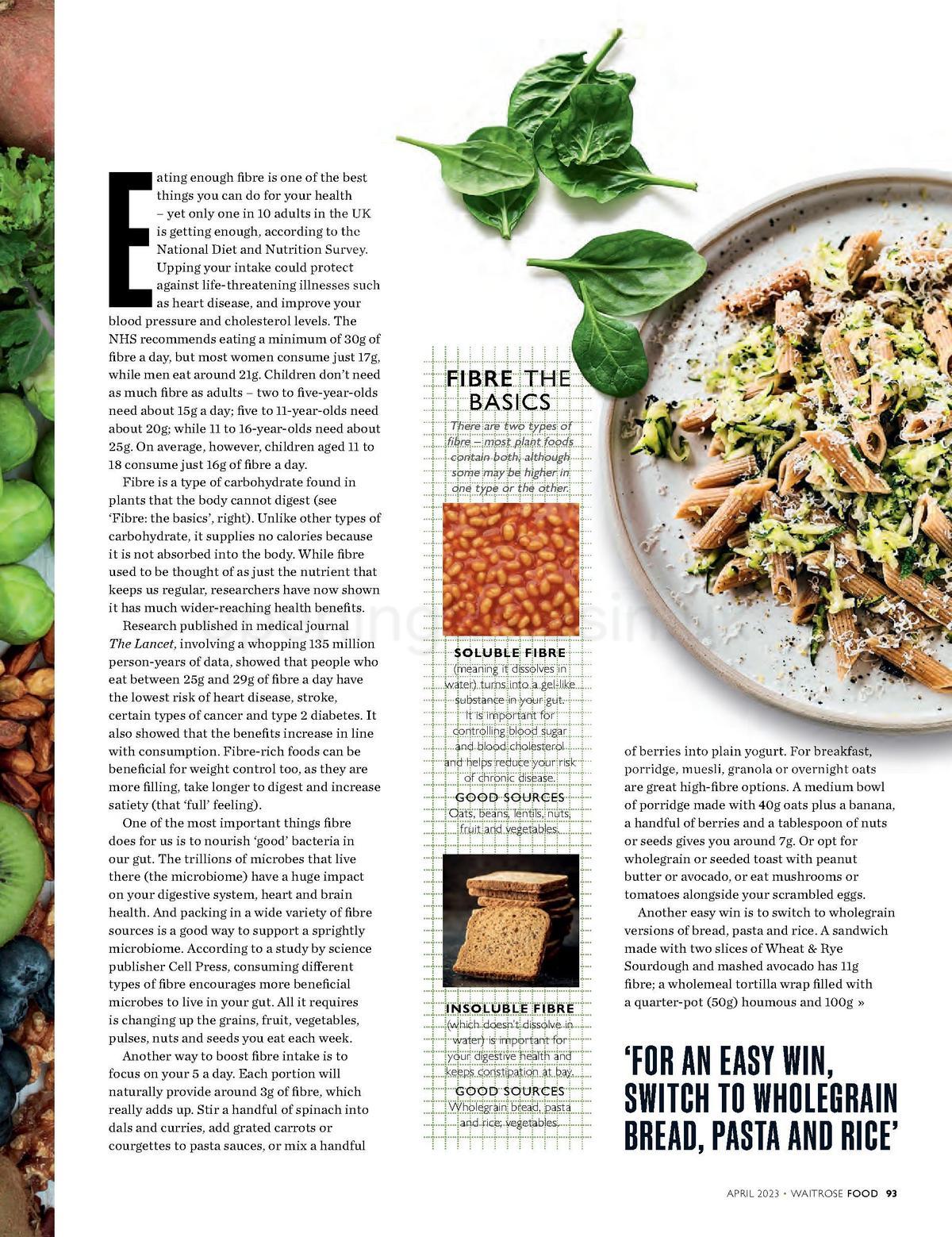 Waitrose Magazine April Offers from 1 April