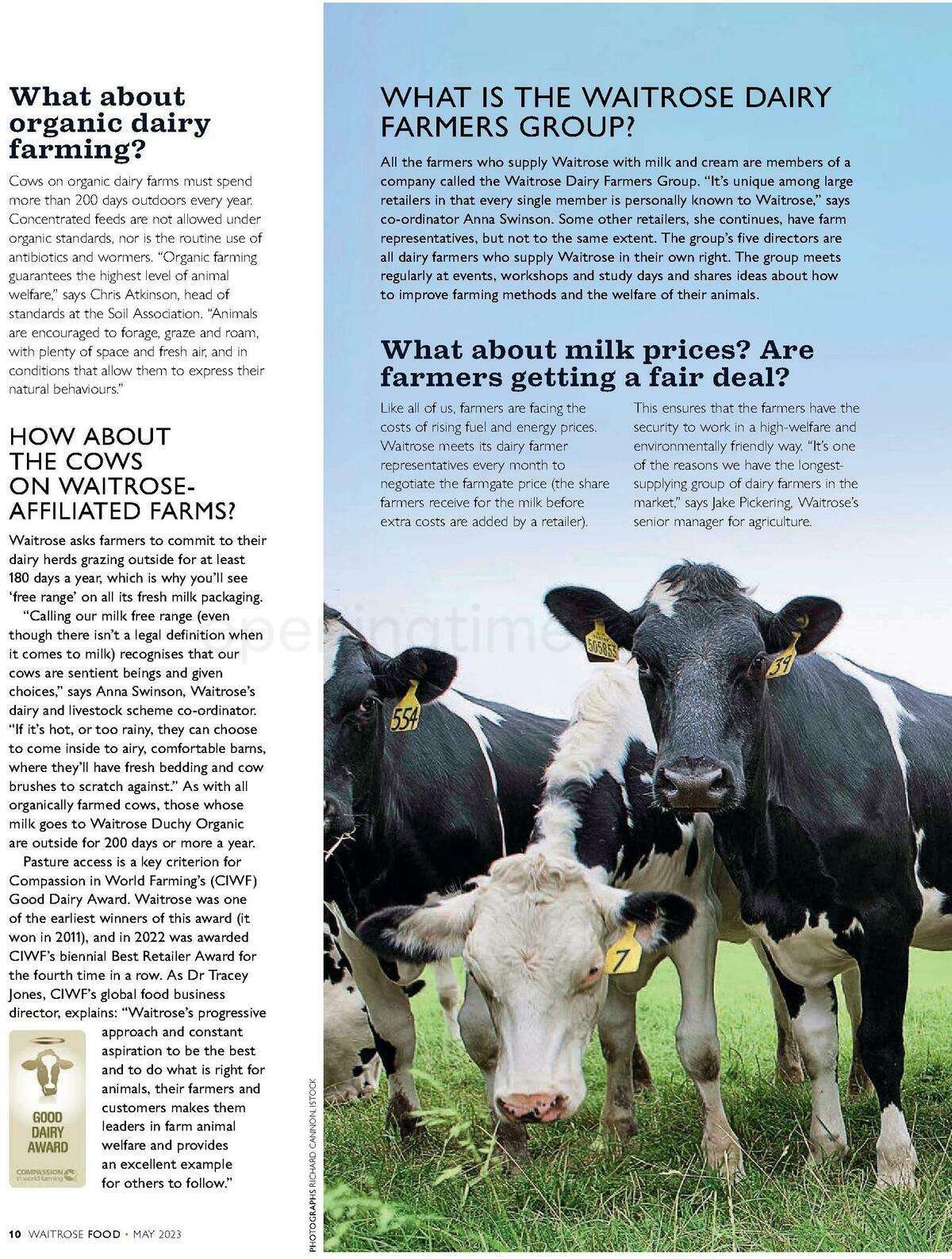 Waitrose Food Magazine May Offers from 1 May