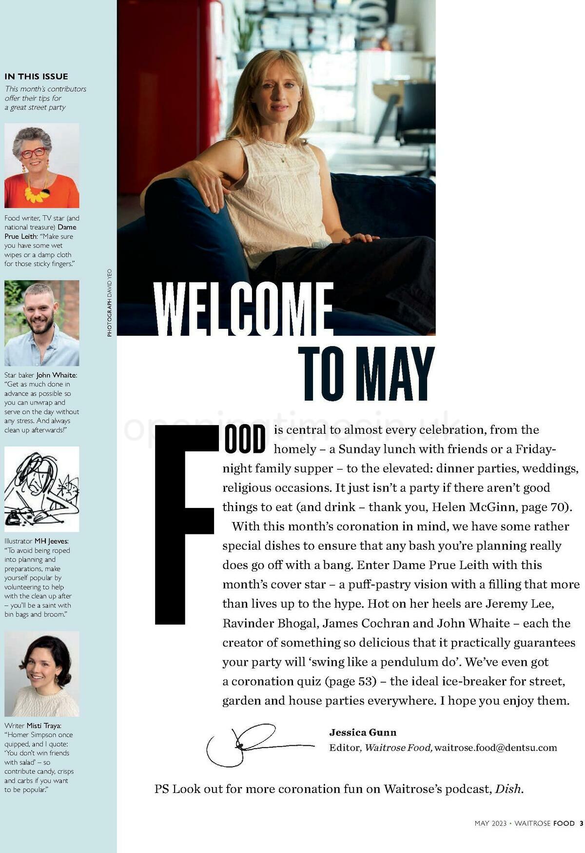 Waitrose Food Magazine May Offers from 1 May
