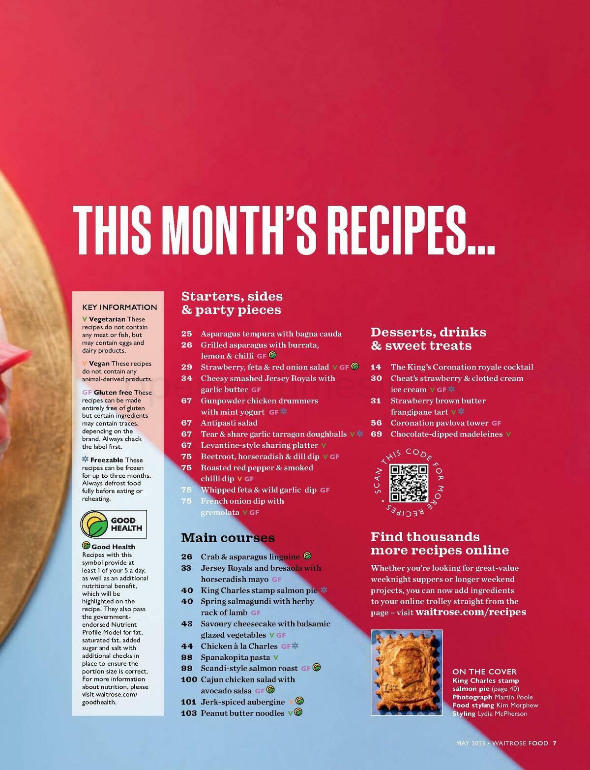 Waitrose Food Magazine May Offers from 1 May