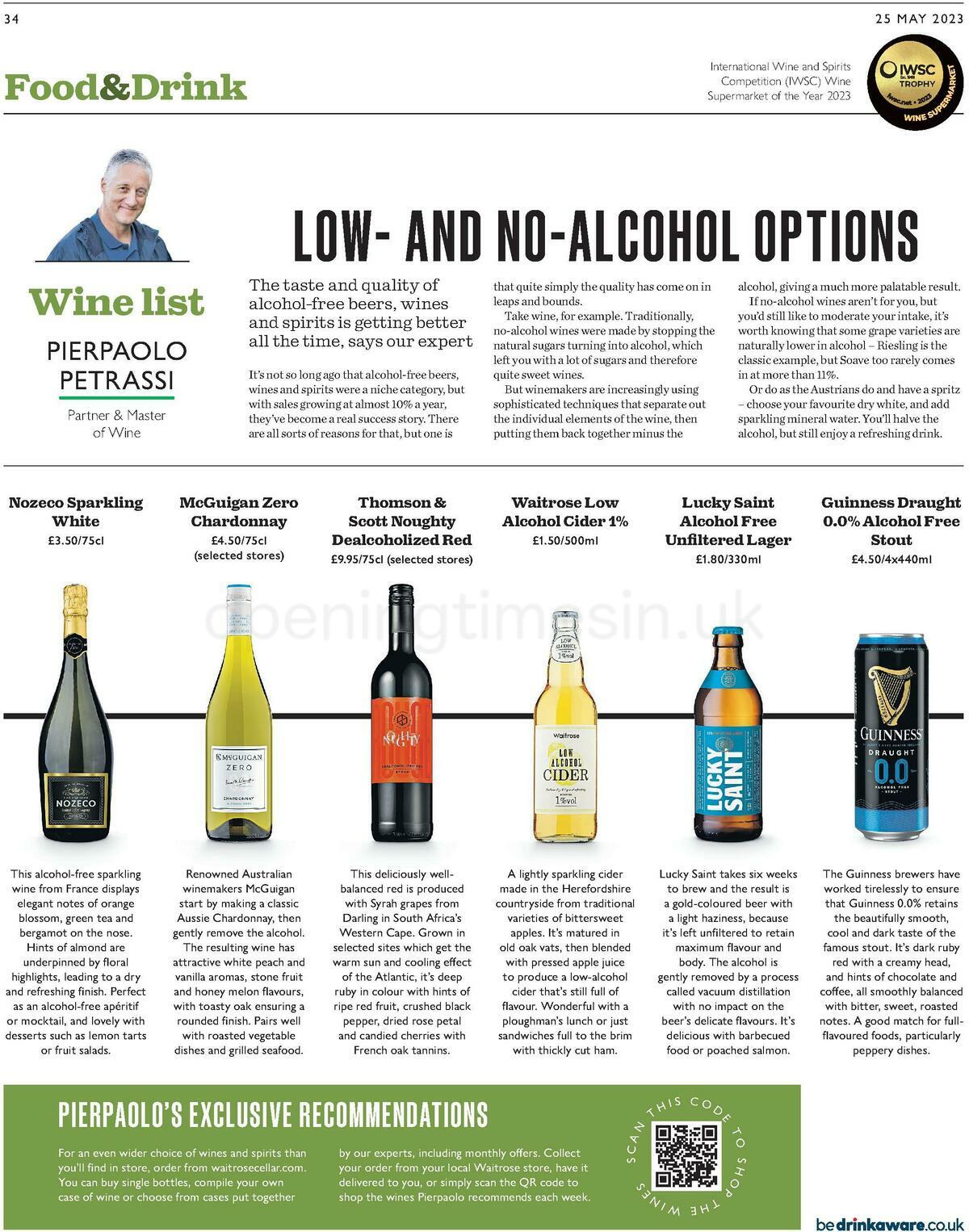 Waitrose Offers from 25 May