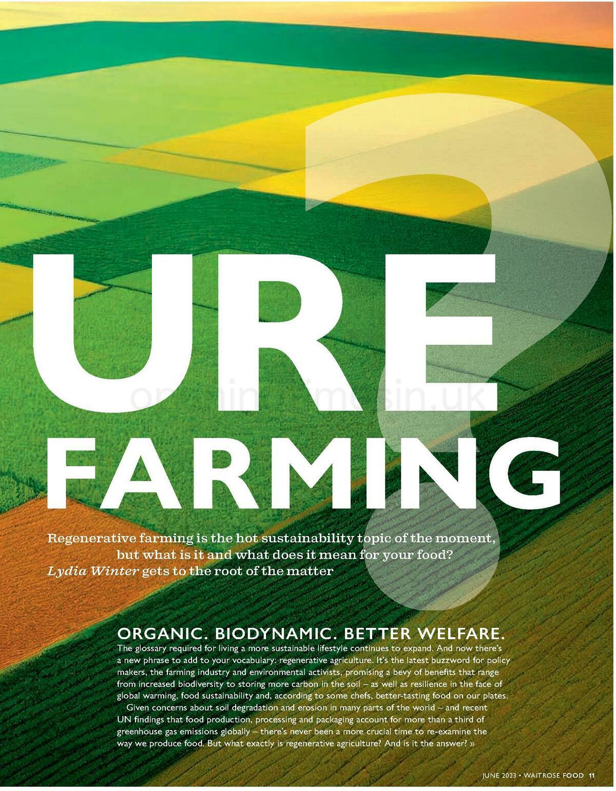 Waitrose Food Magazine June Offers from 1 June