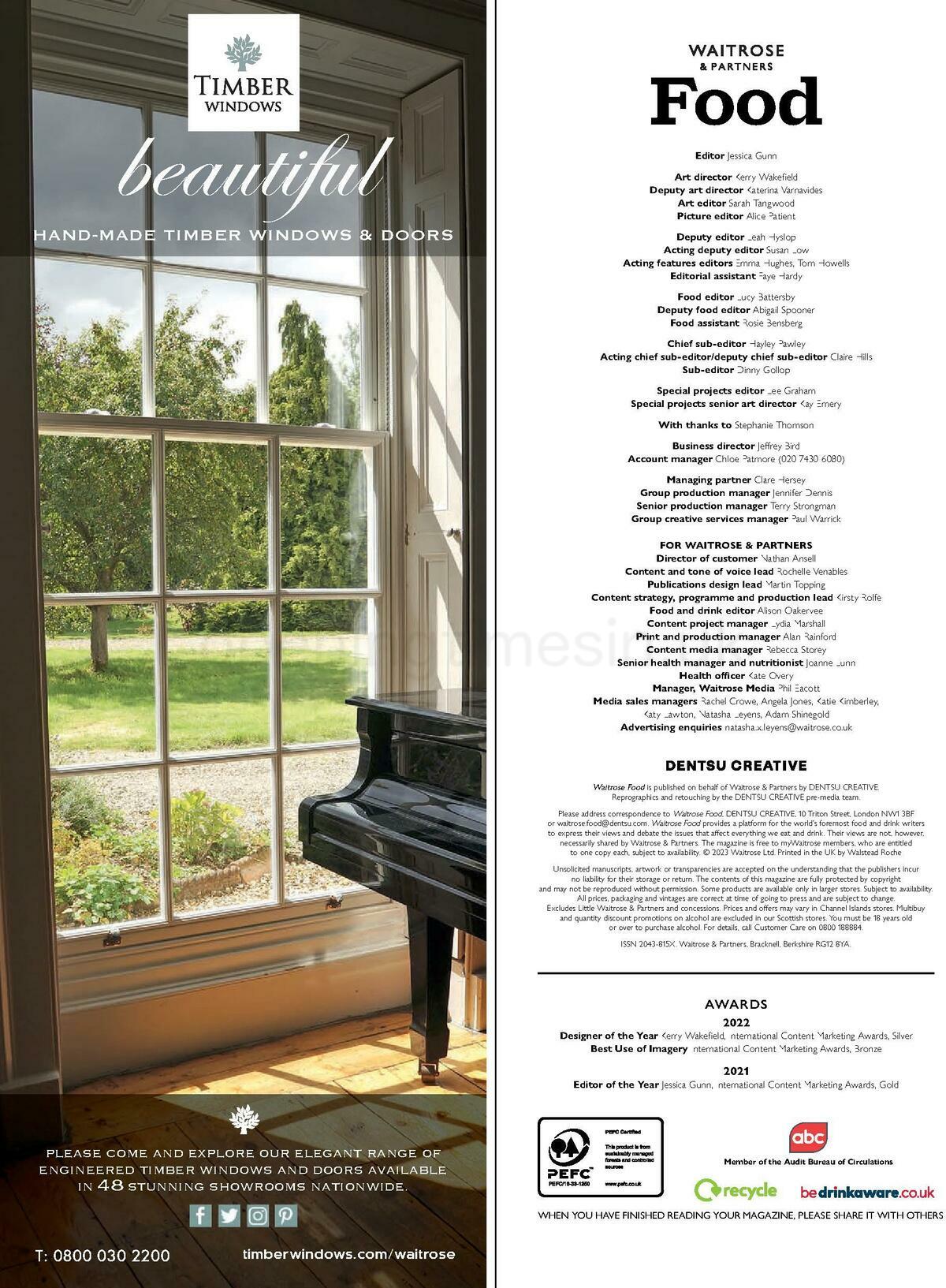 Waitrose Food Magazine June Offers from 1 June