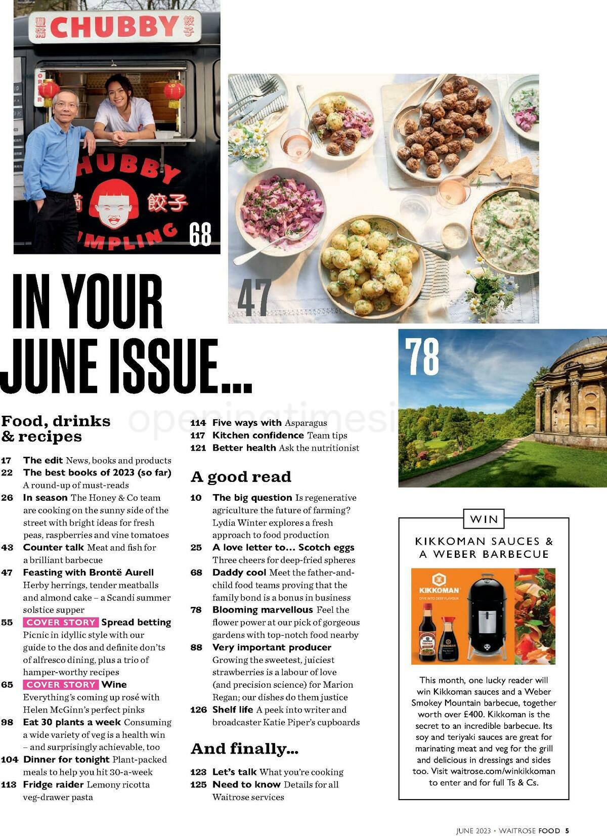 Waitrose Food Magazine June Offers from 1 June