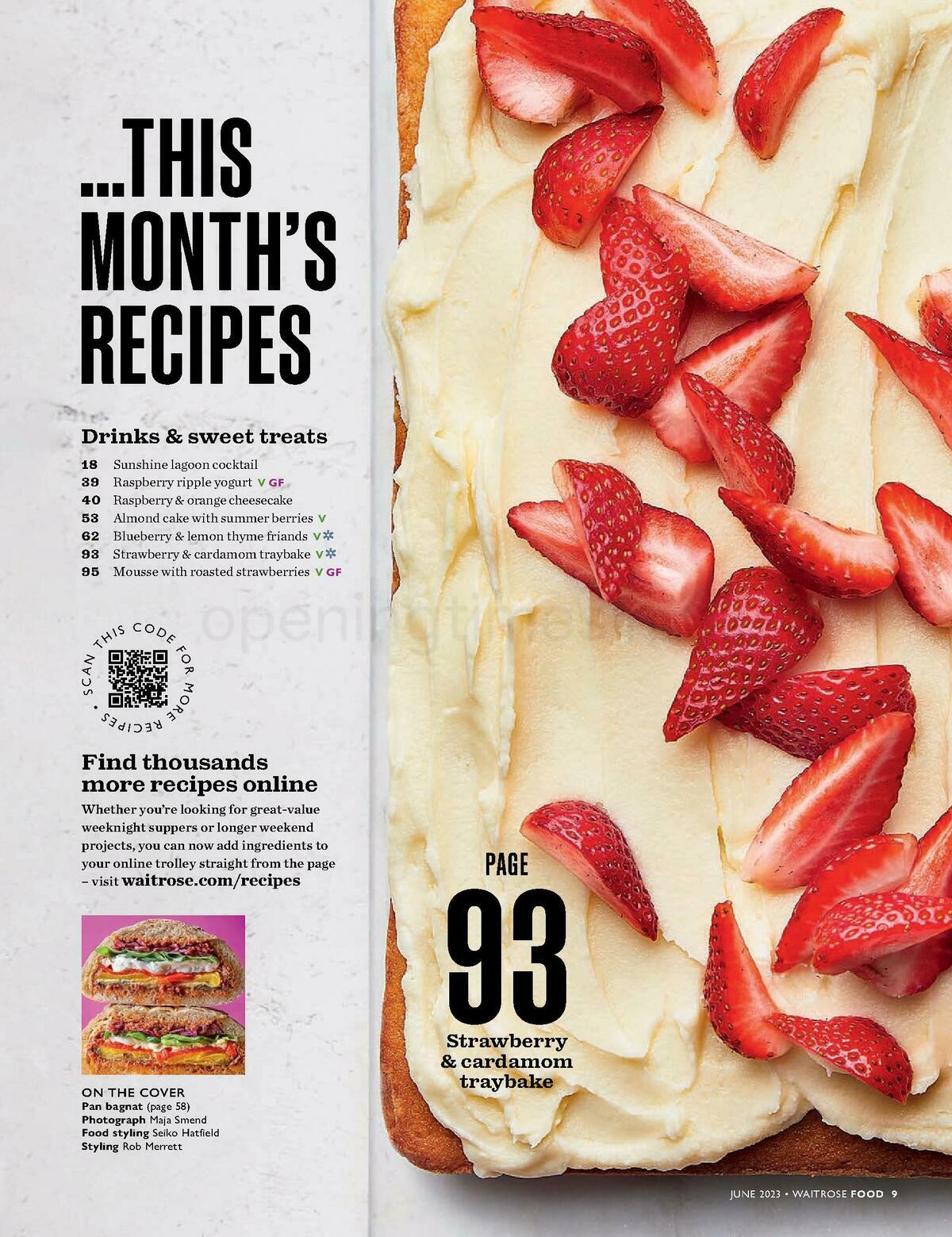 Waitrose Food Magazine June Offers from 1 June