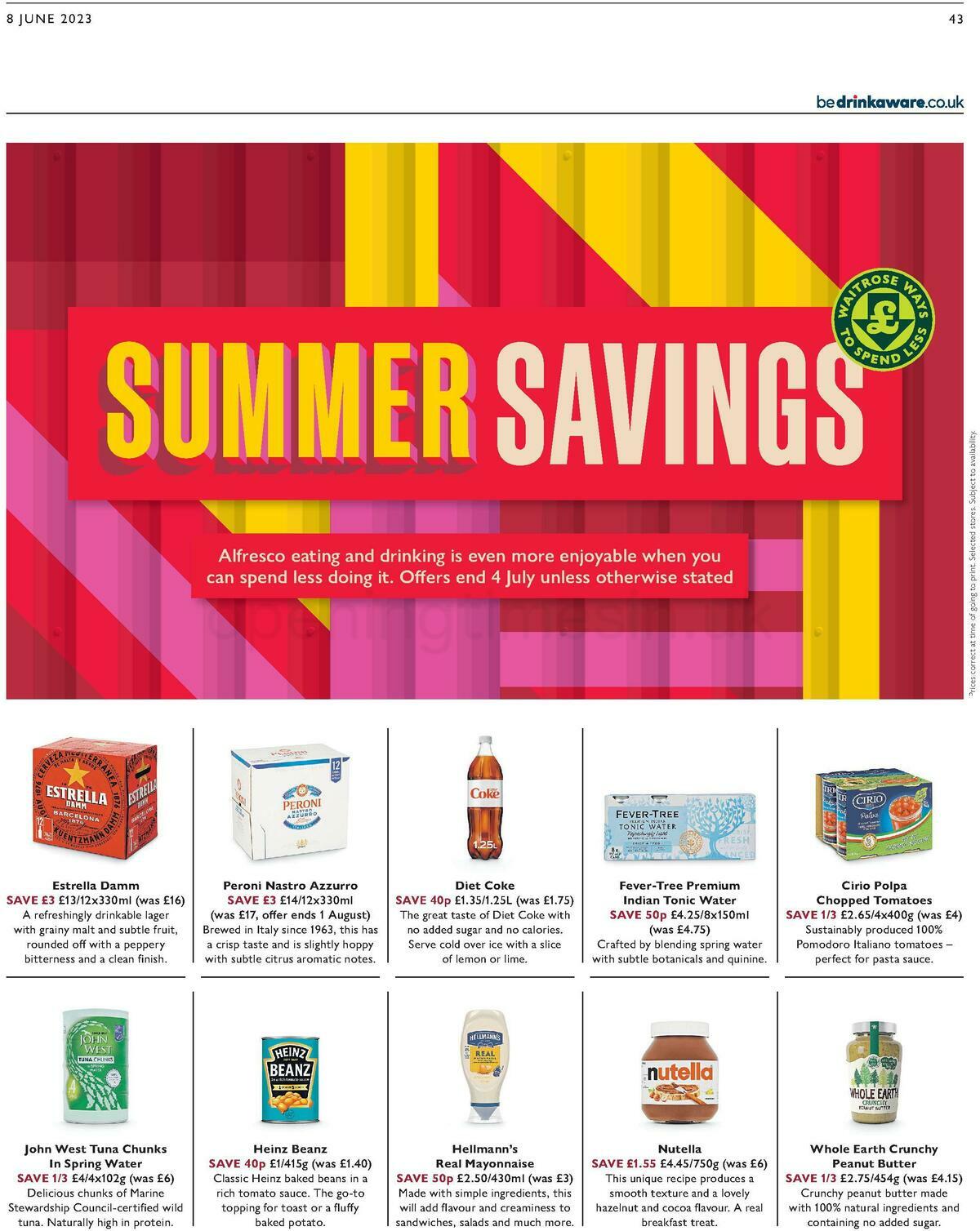 Waitrose Offers from 8 June