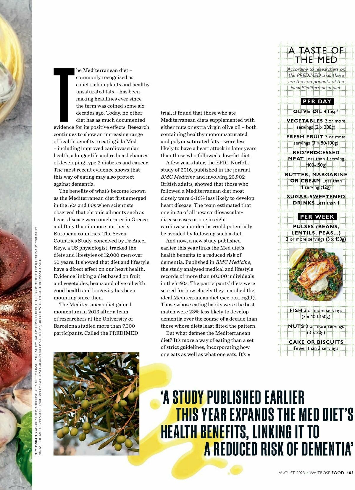 Waitrose Food Magazine August Offers from 1 August