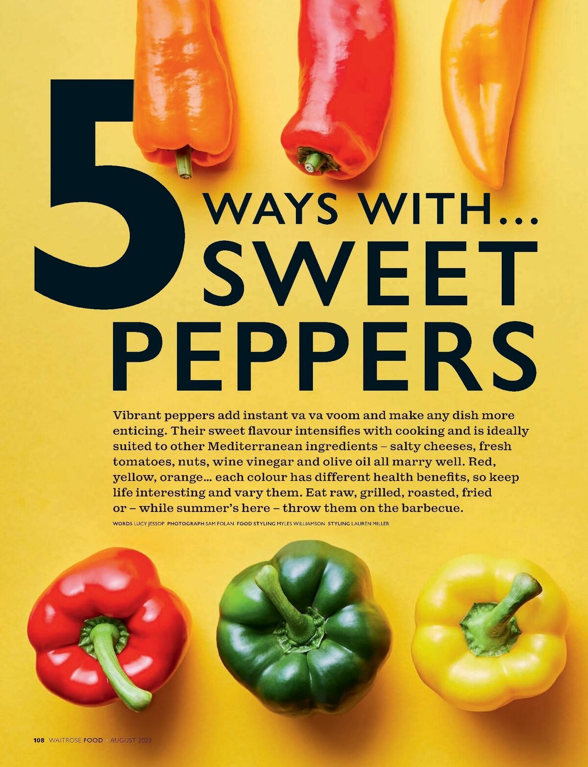 Waitrose Food Magazine August Offers from 1 August