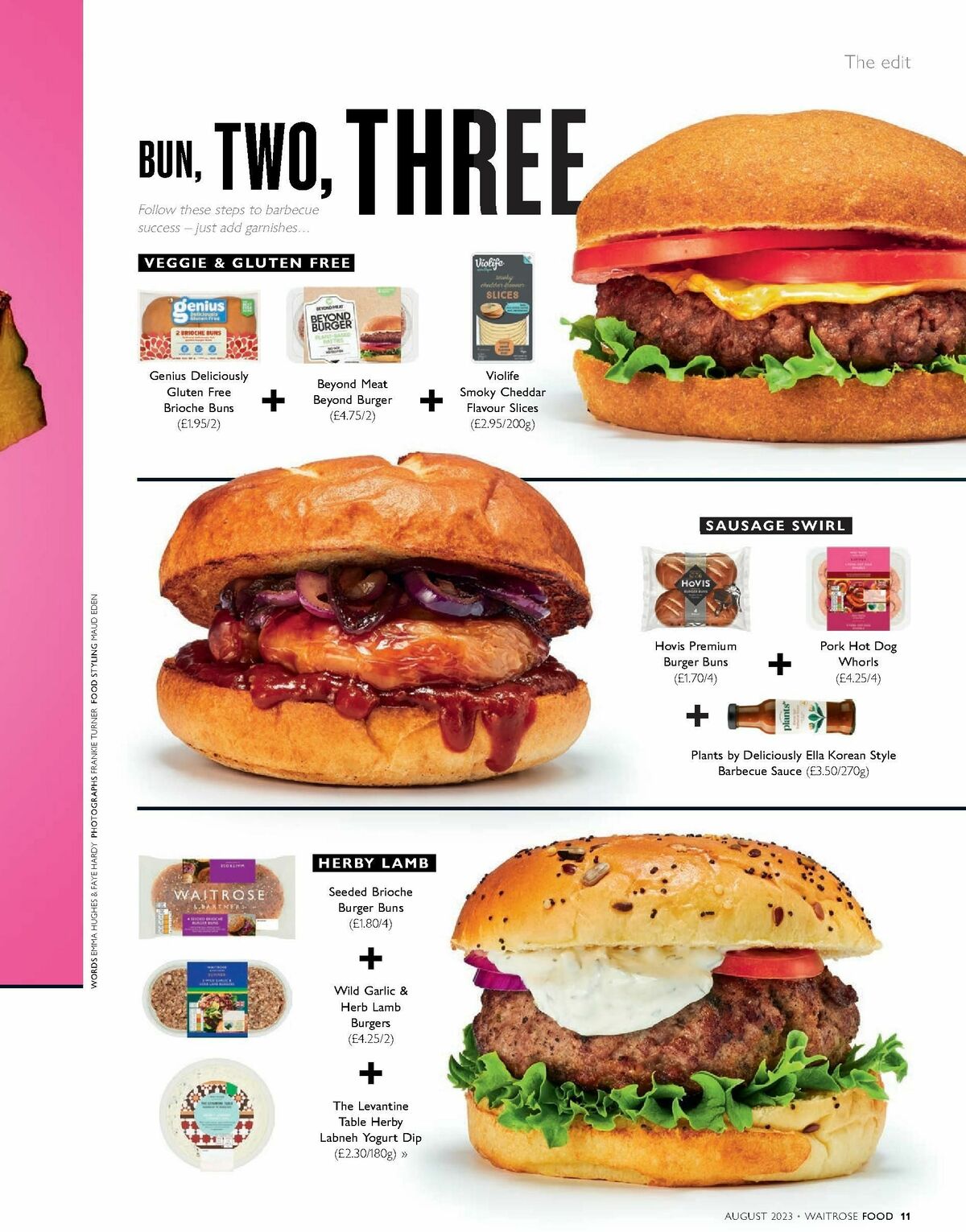 Waitrose Food Magazine August Offers from 1 August