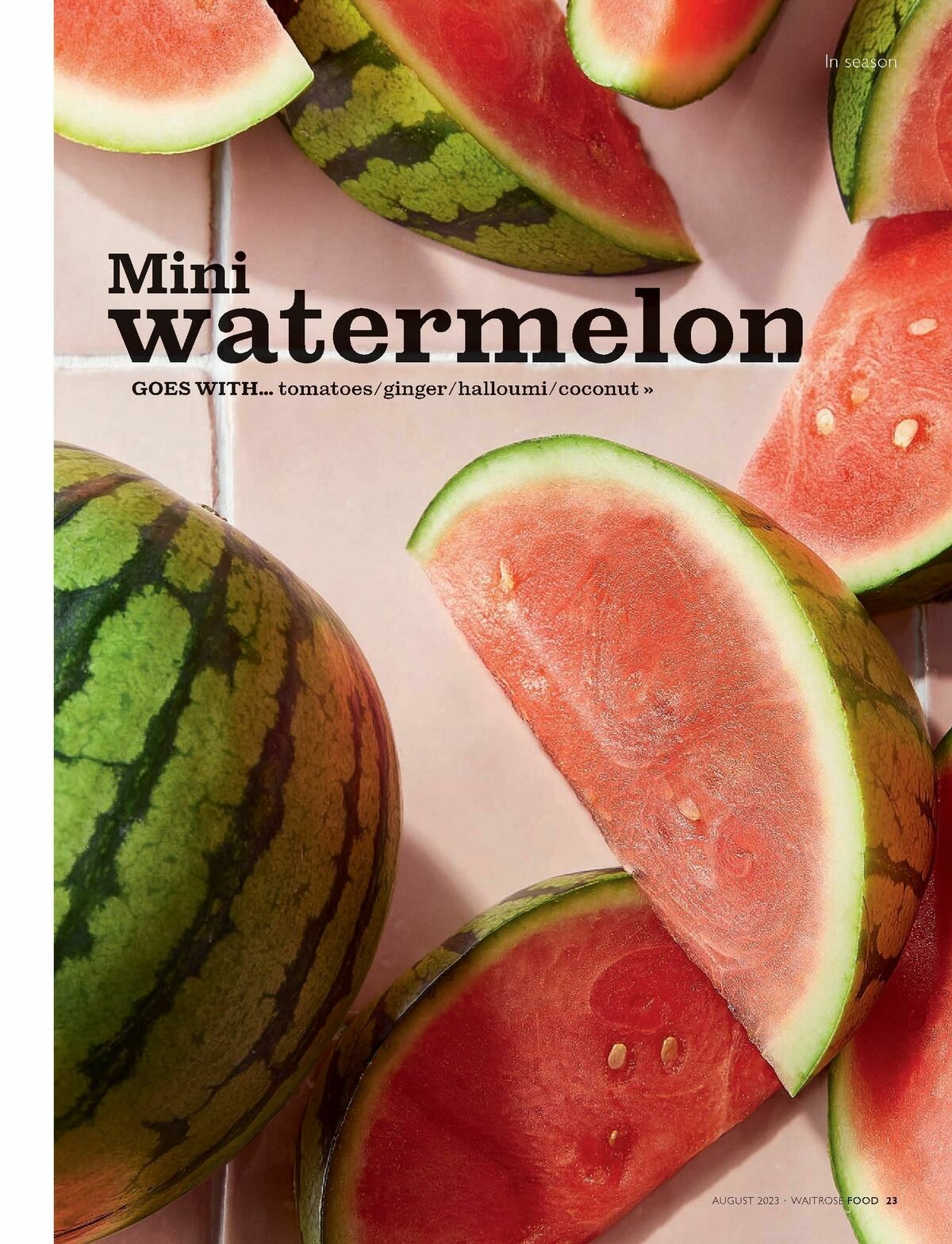 Waitrose Food Magazine August Offers from 1 August