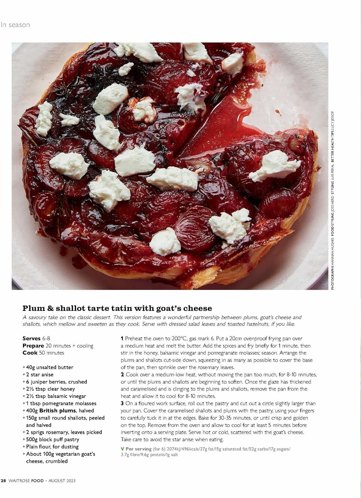 Waitrose Food Magazine August Offers from 1 August