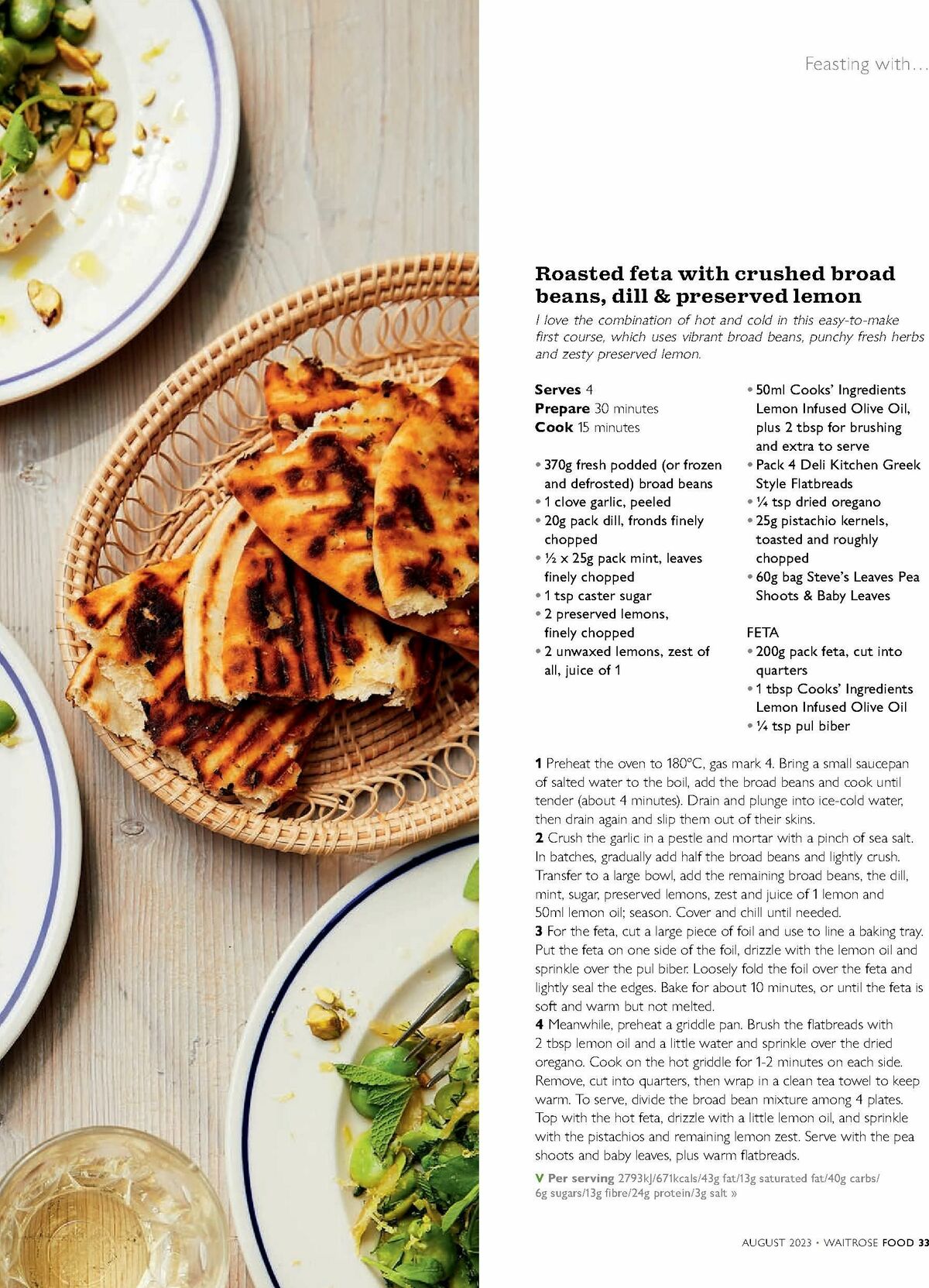 Waitrose Food Magazine August Offers from 1 August