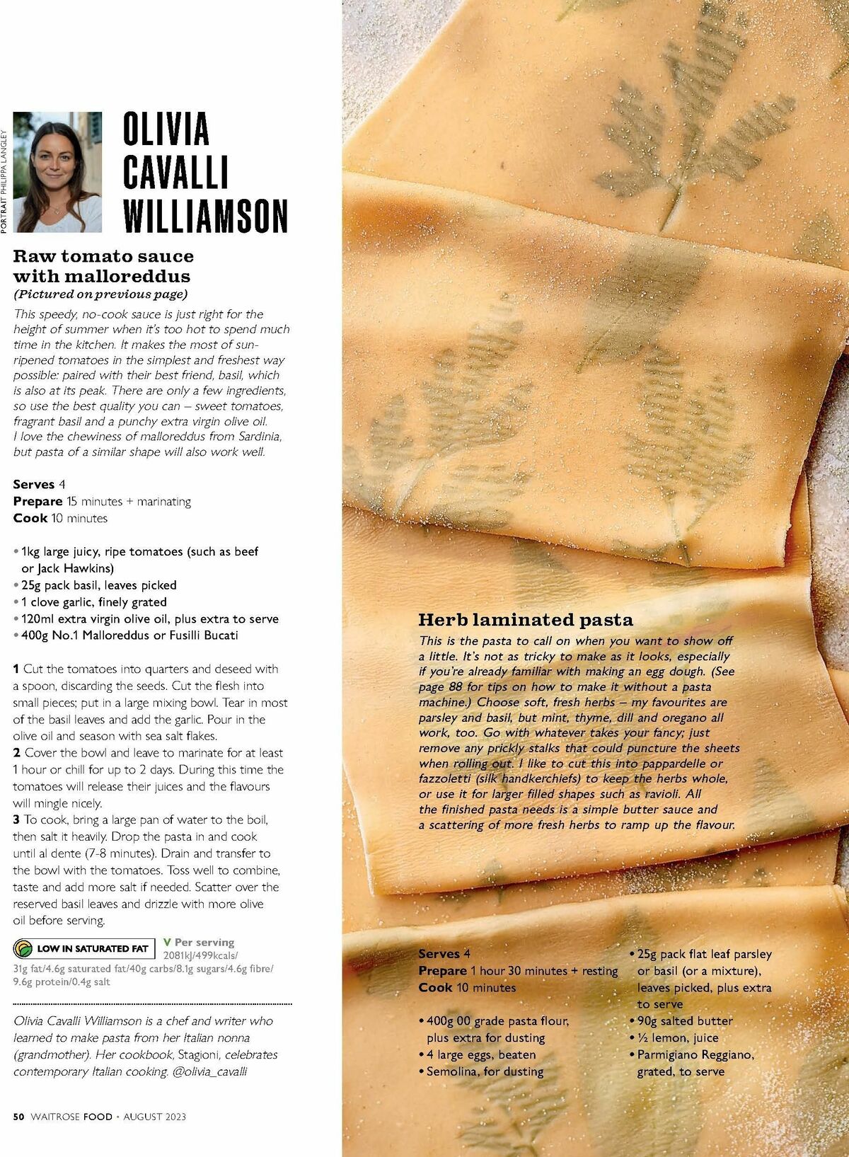 Waitrose Food Magazine August Offers from 1 August