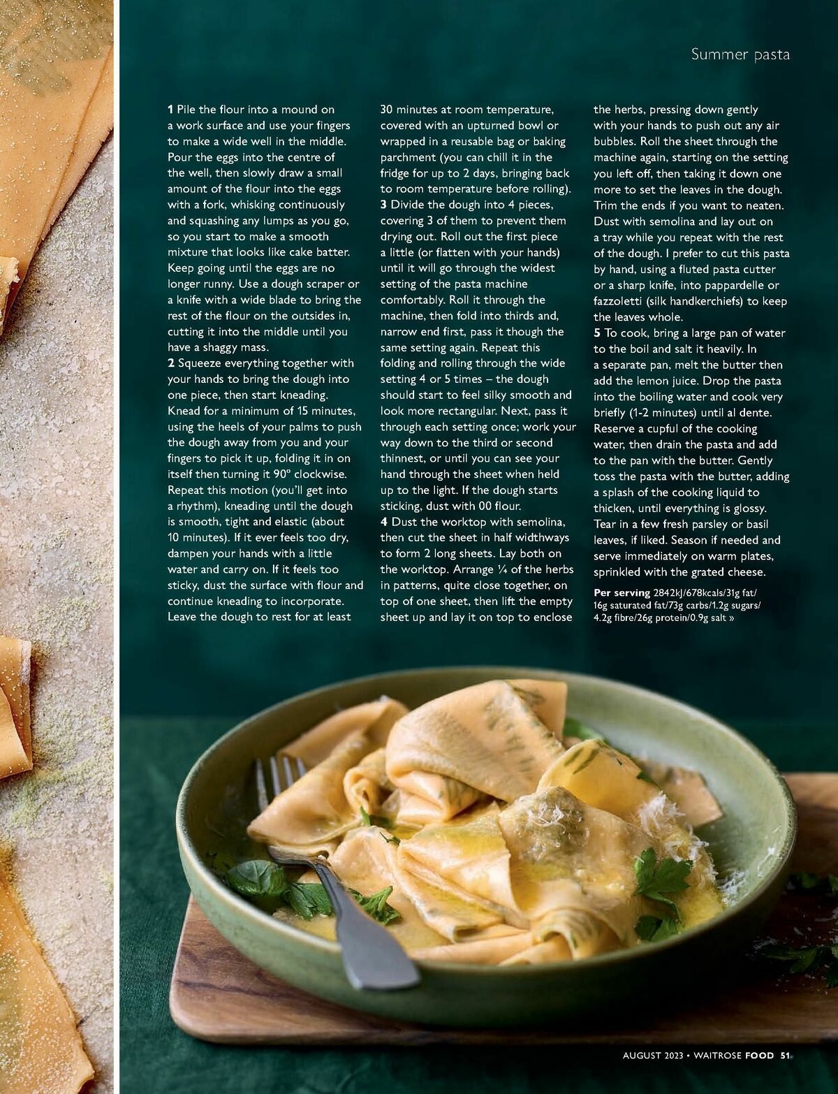 Waitrose Food Magazine August Offers from 1 August