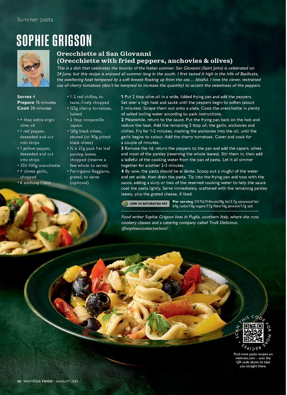 Waitrose Food Magazine August Offers from 1 August