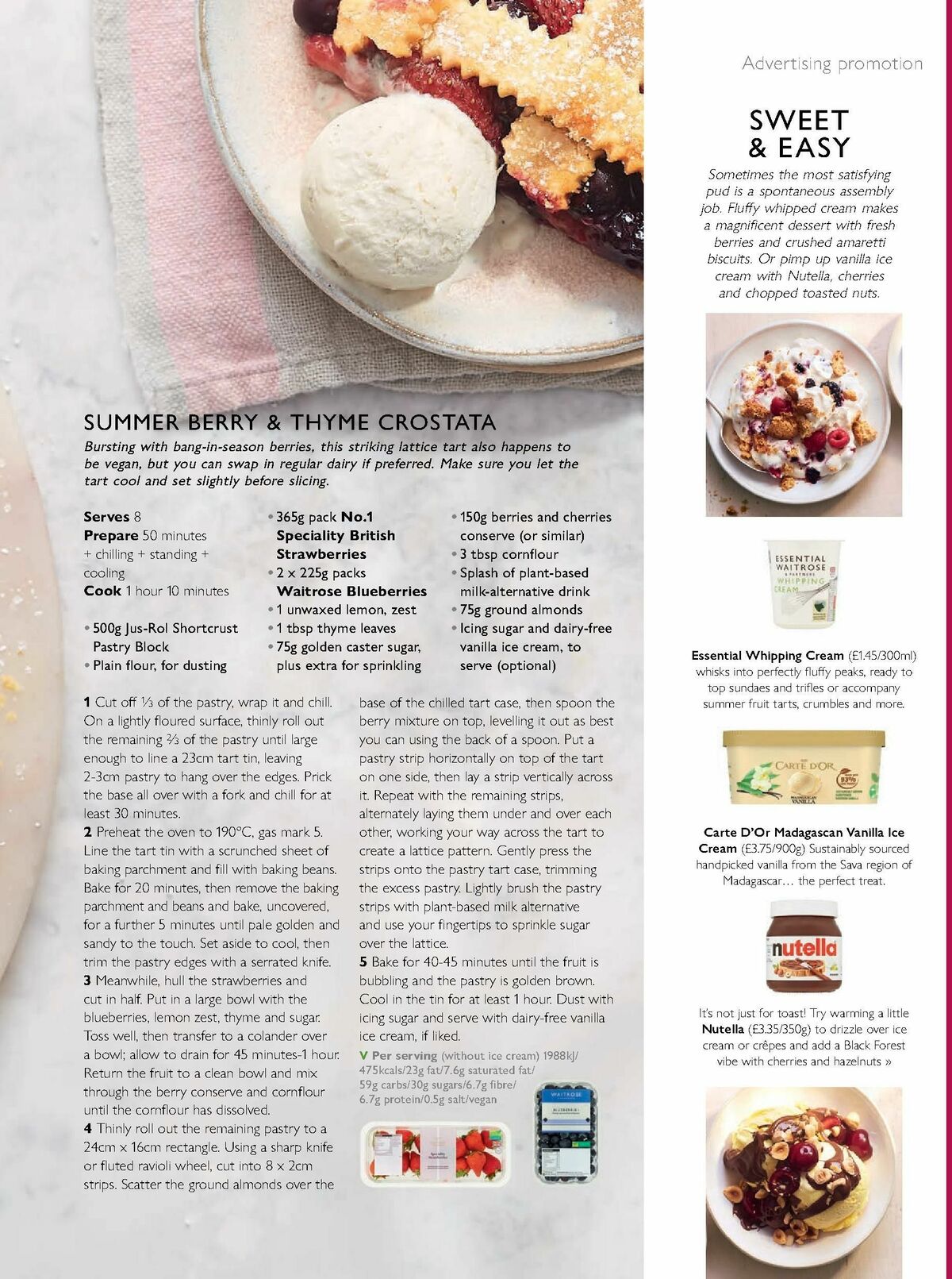Waitrose Food Magazine August Offers from 1 August