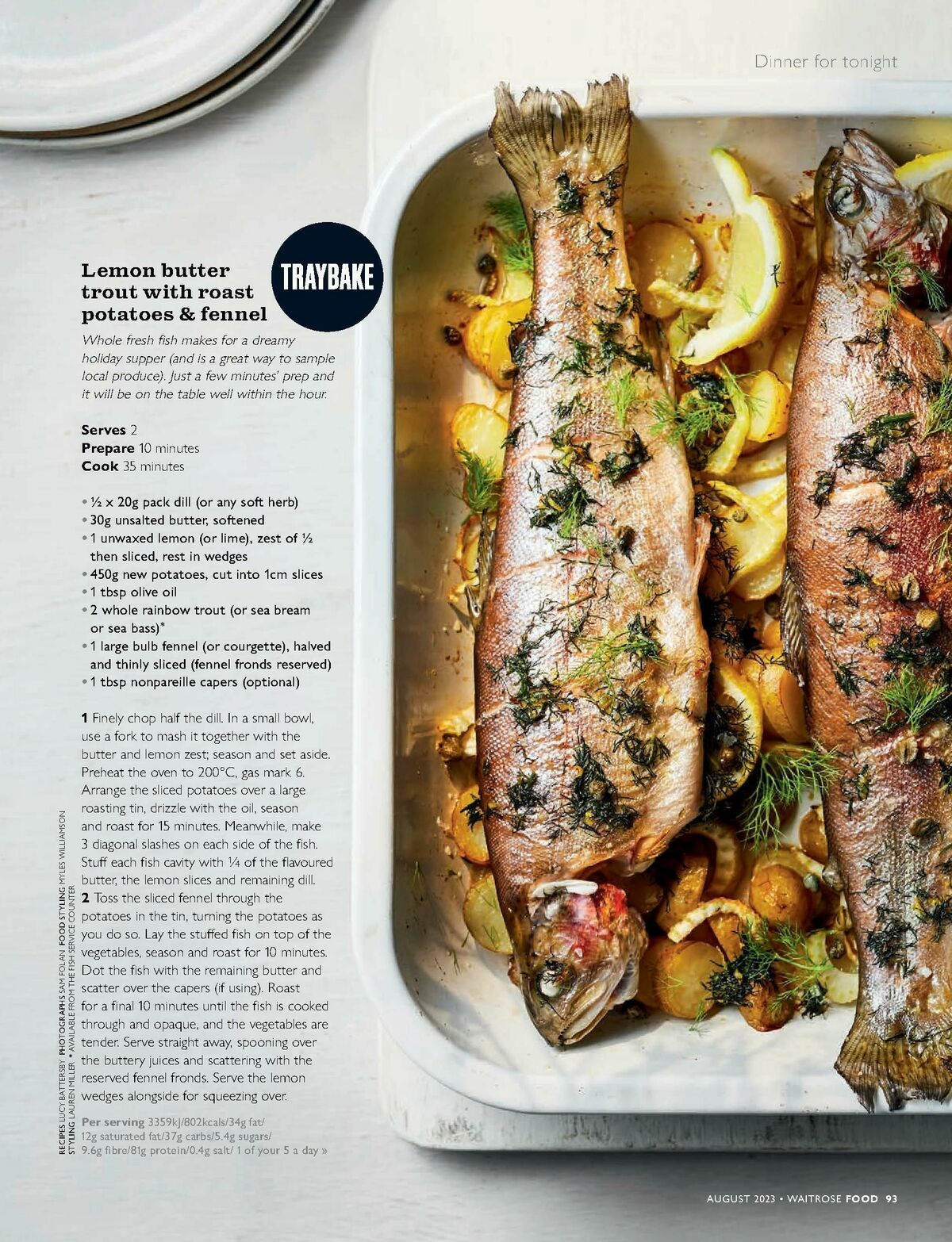 Waitrose Food Magazine August Offers from 1 August