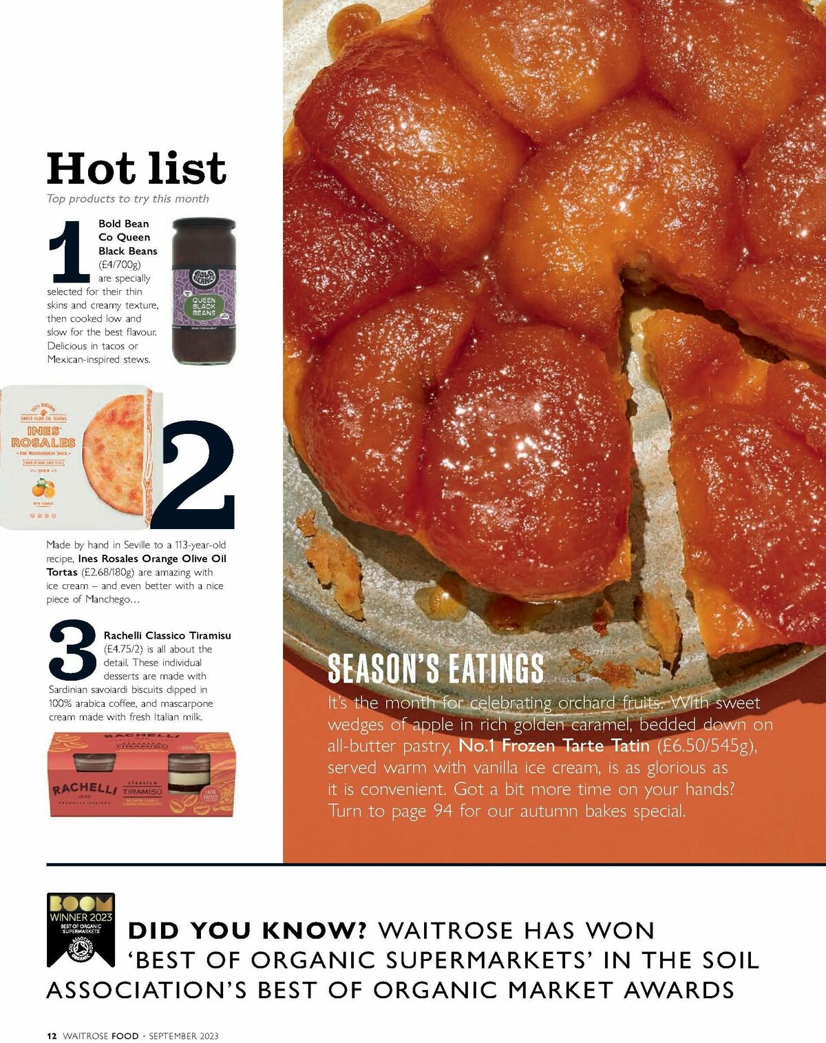 Waitrose Food Magazine September Offers from 1 September