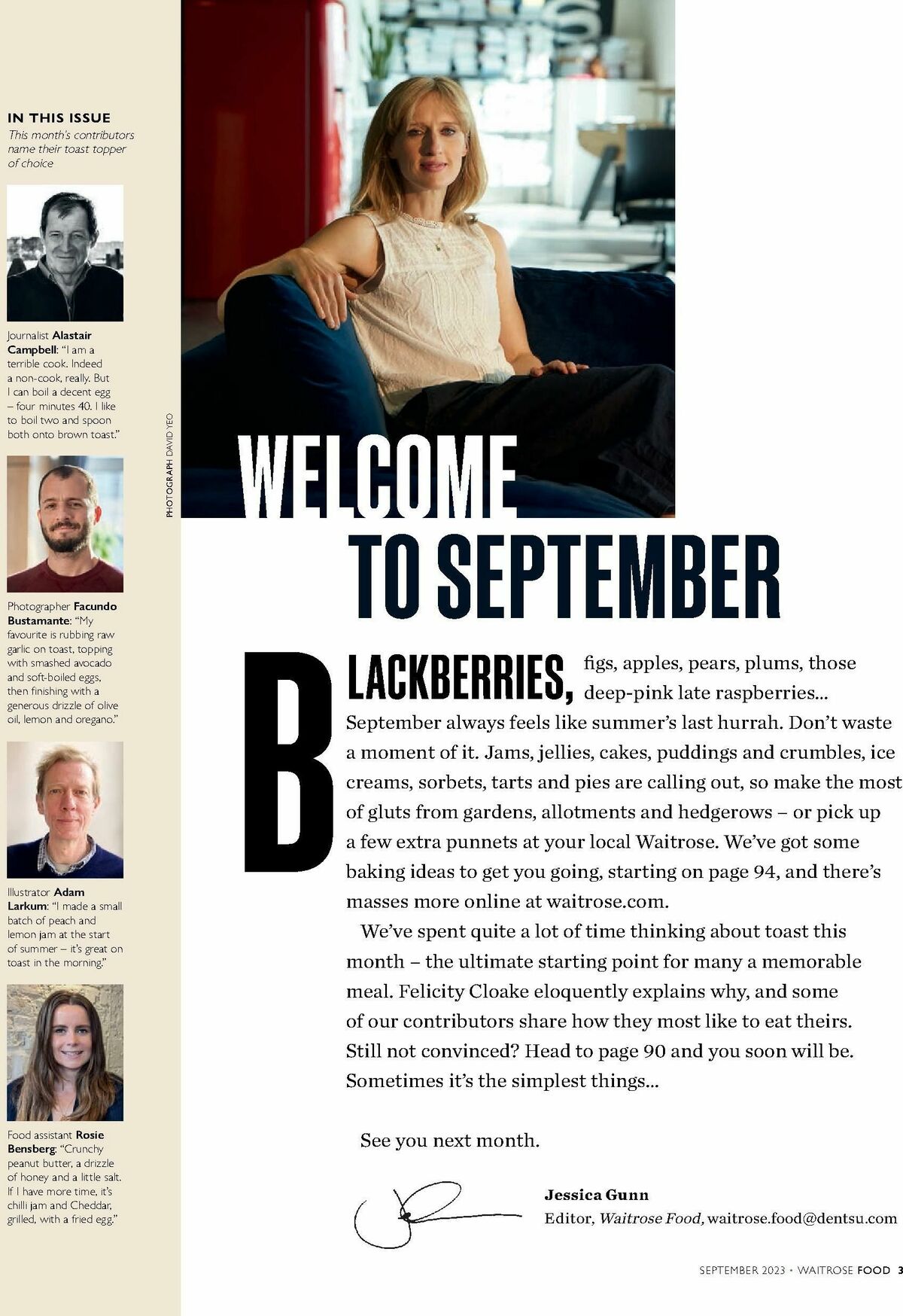 Waitrose Food Magazine September Offers from 1 September