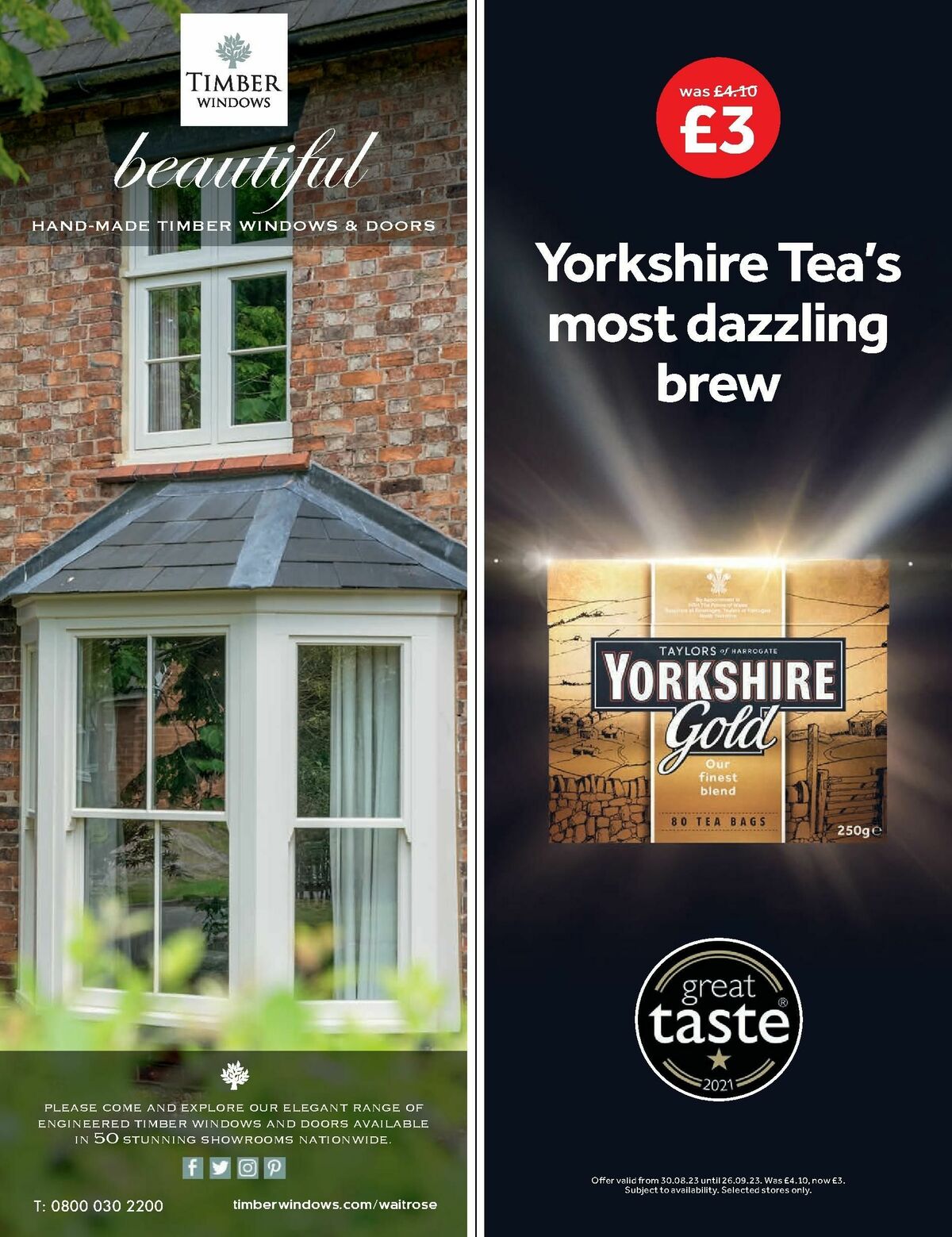 Waitrose Food Magazine September Offers from 1 September