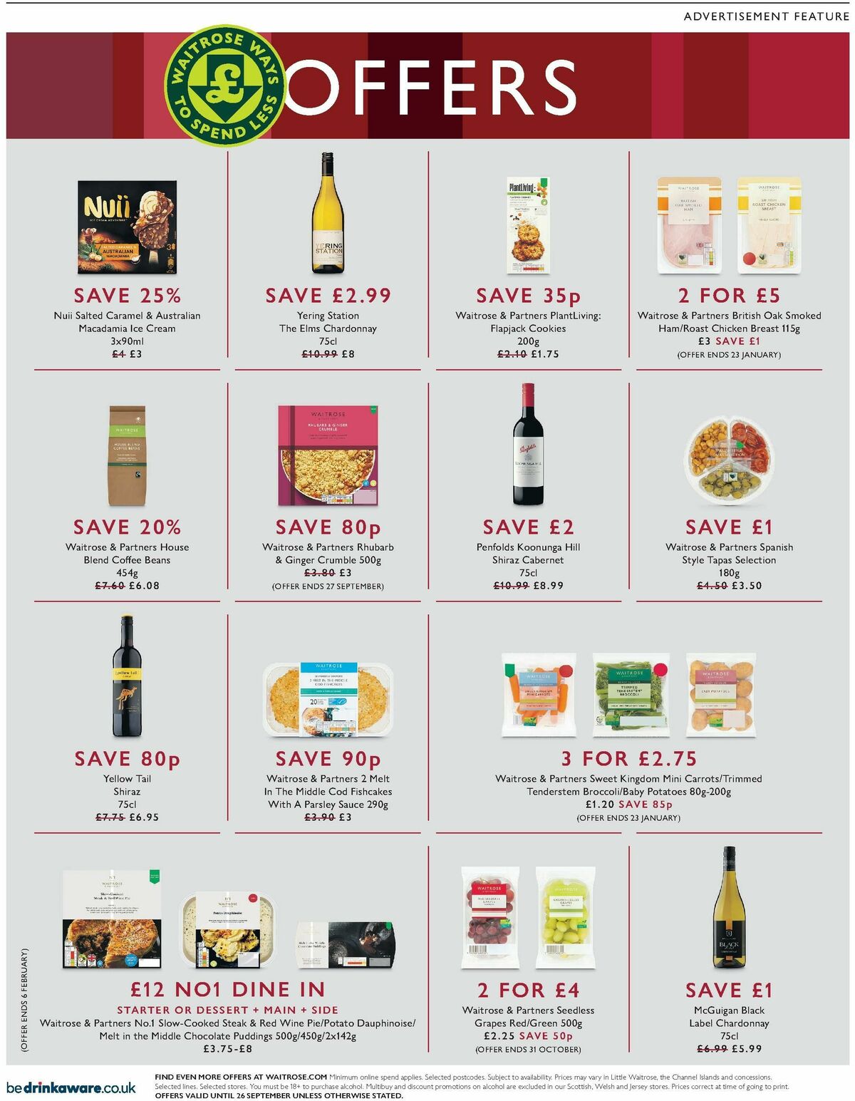 Waitrose Offers from 21 September