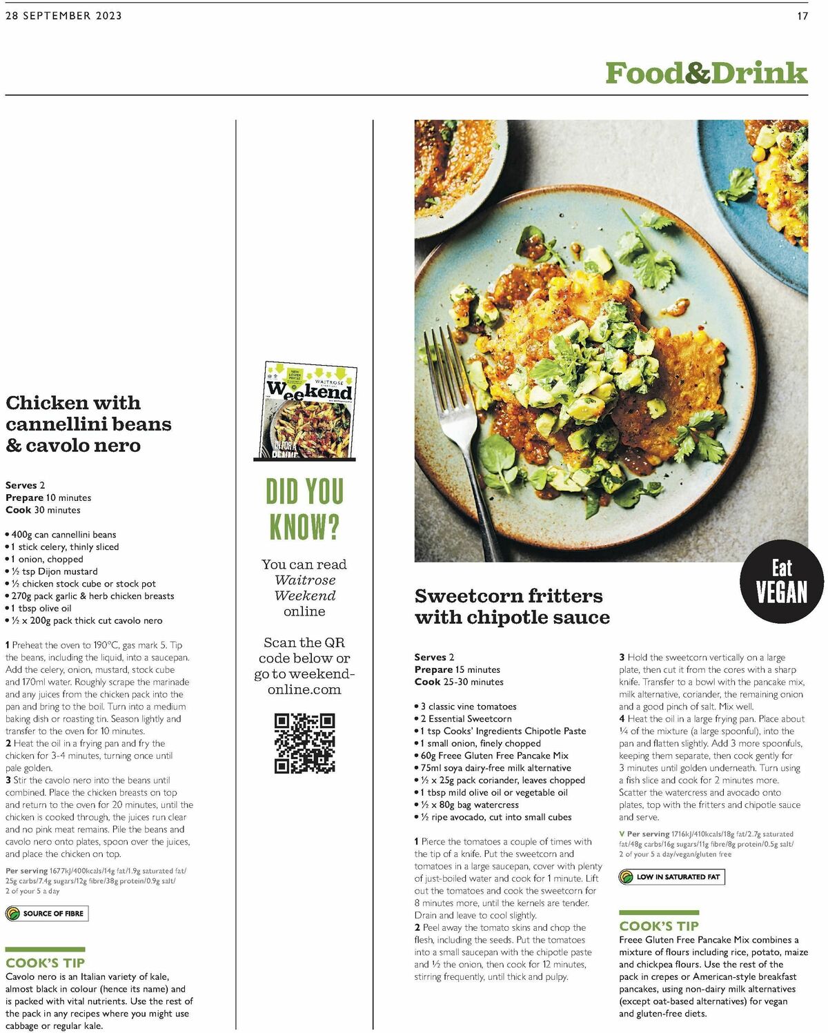 Waitrose Offers from 28 September