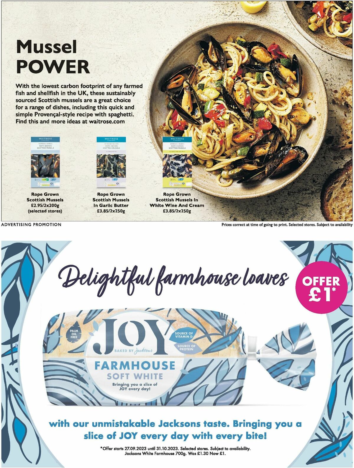 Waitrose Offers from 28 September