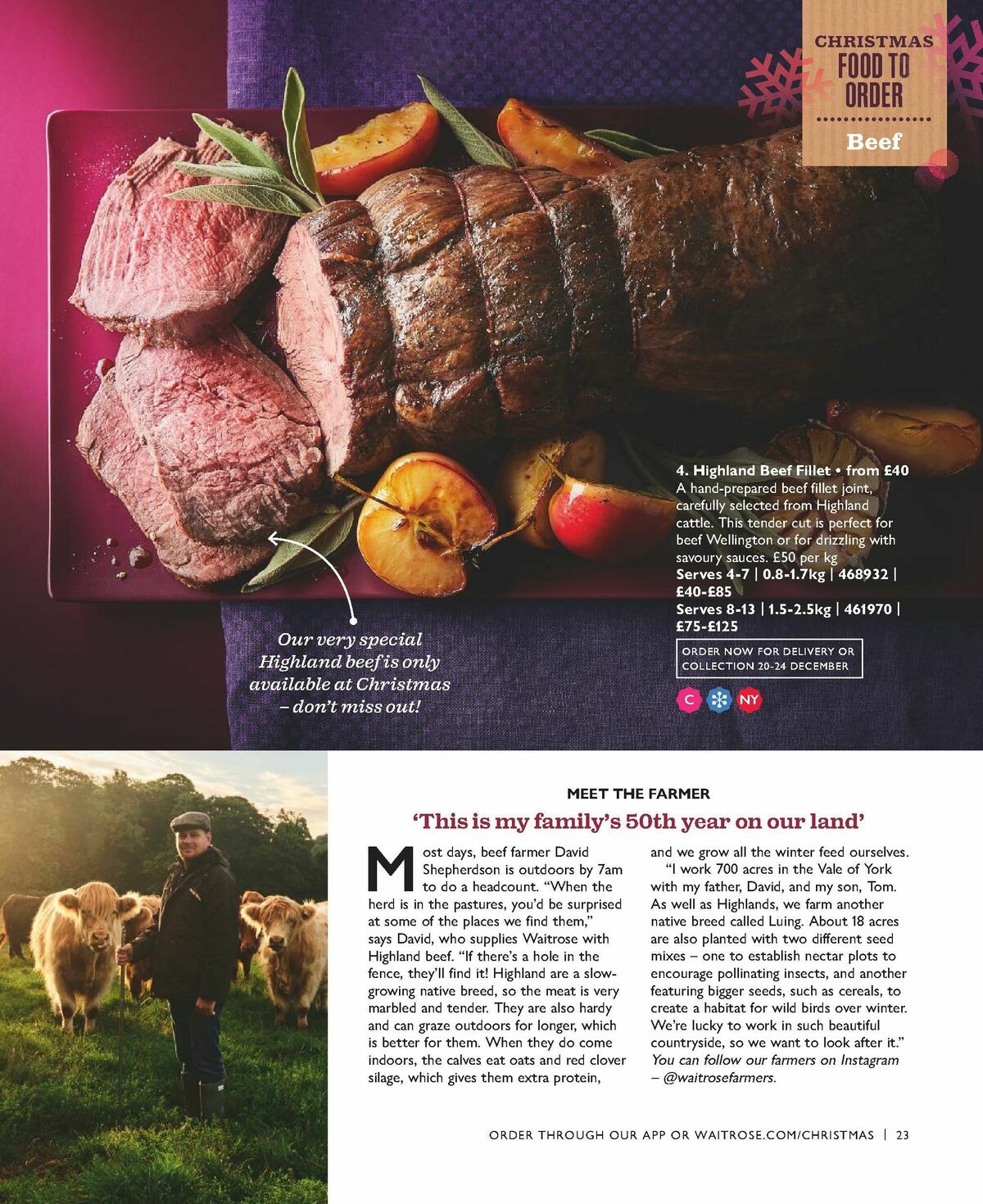 Waitrose Christmas Offers from 4 October