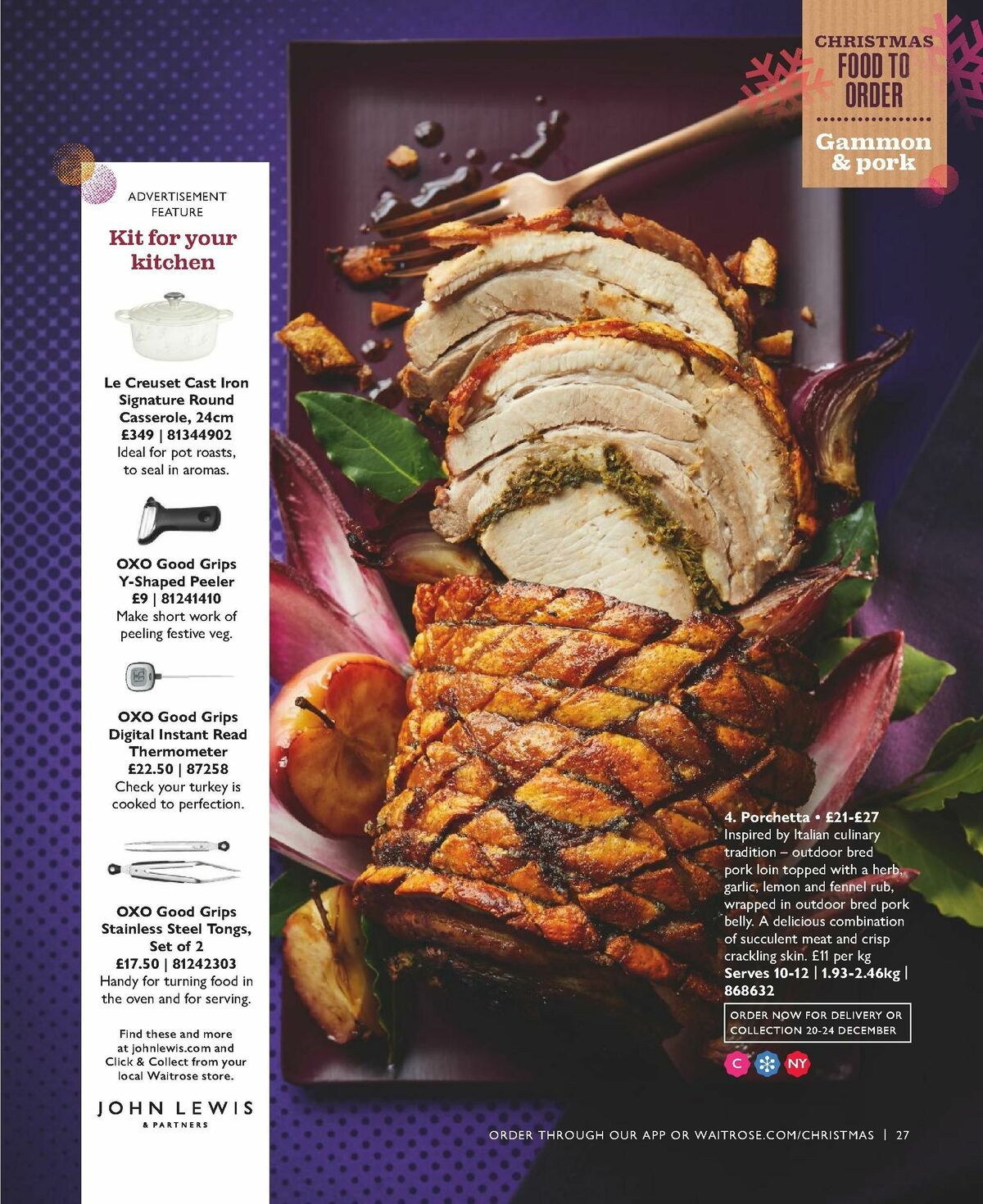 Waitrose Christmas Offers from 4 October