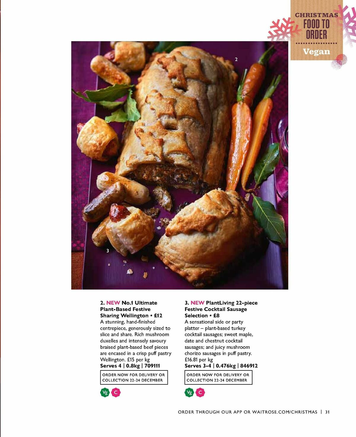 Waitrose Christmas Offers from 4 October