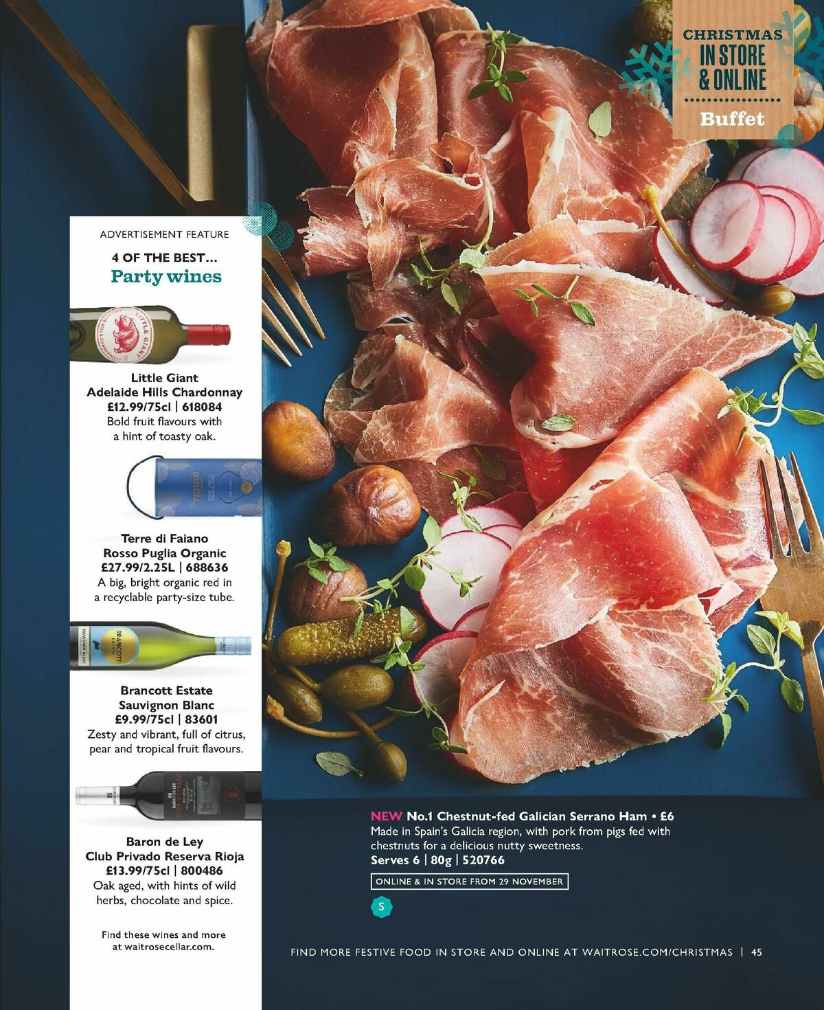 Waitrose Christmas Offers from 4 October