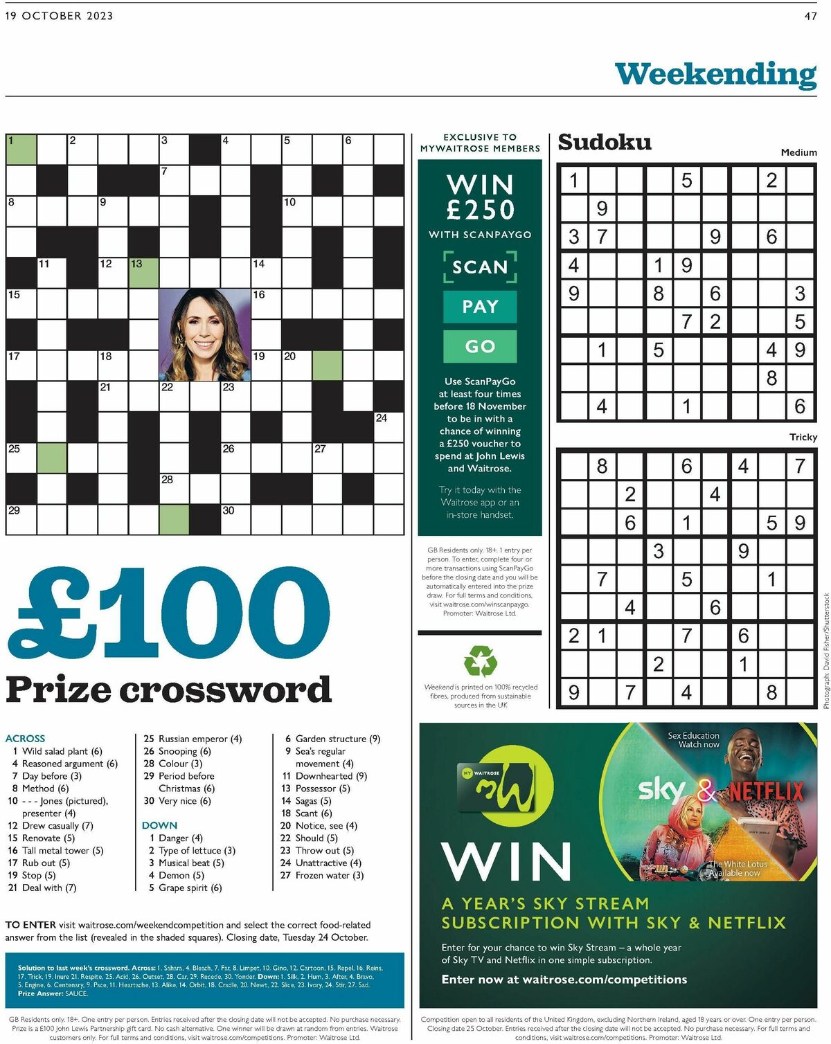 Waitrose Offers from 19 October