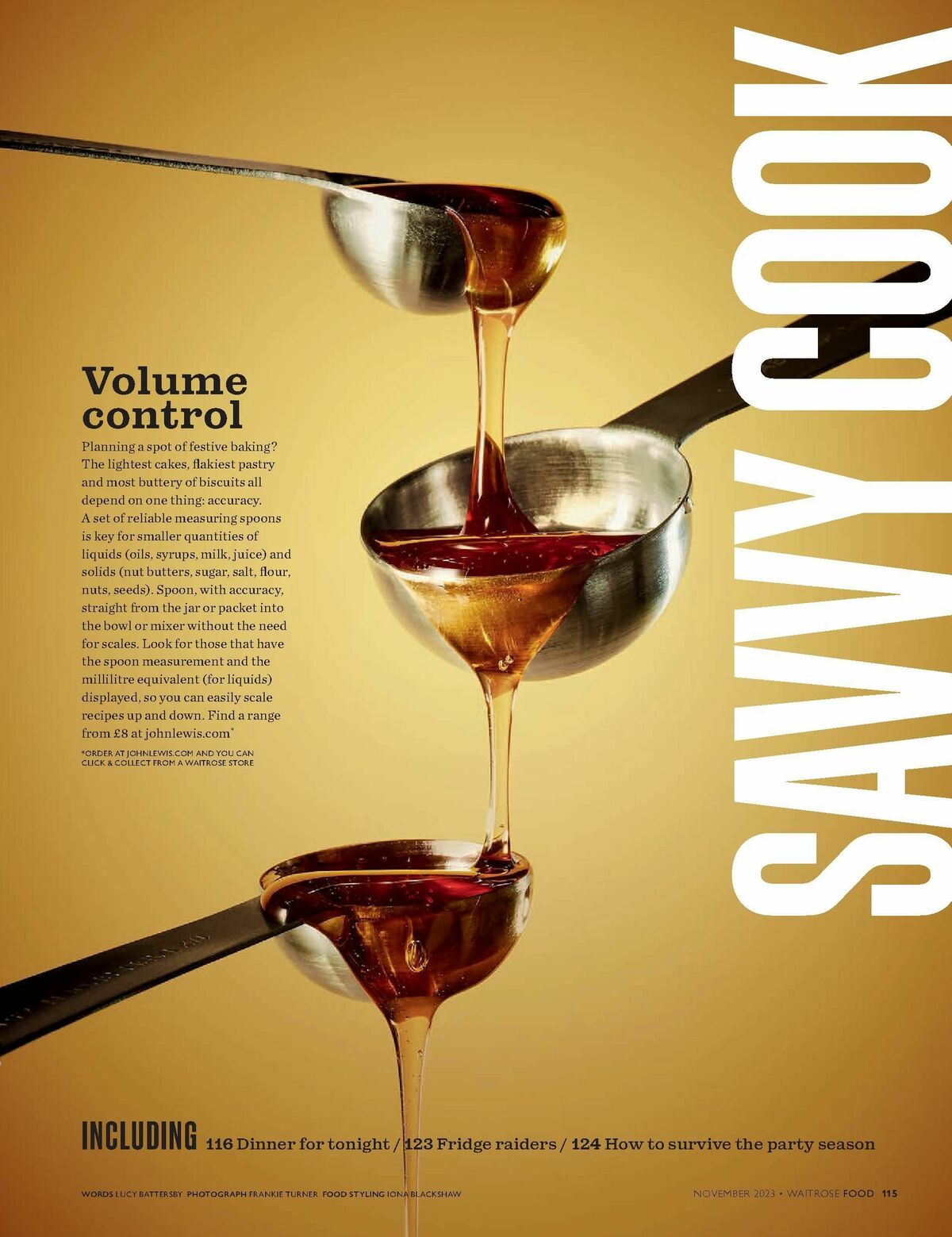 Waitrose Food Magazine November Offers from 1 November