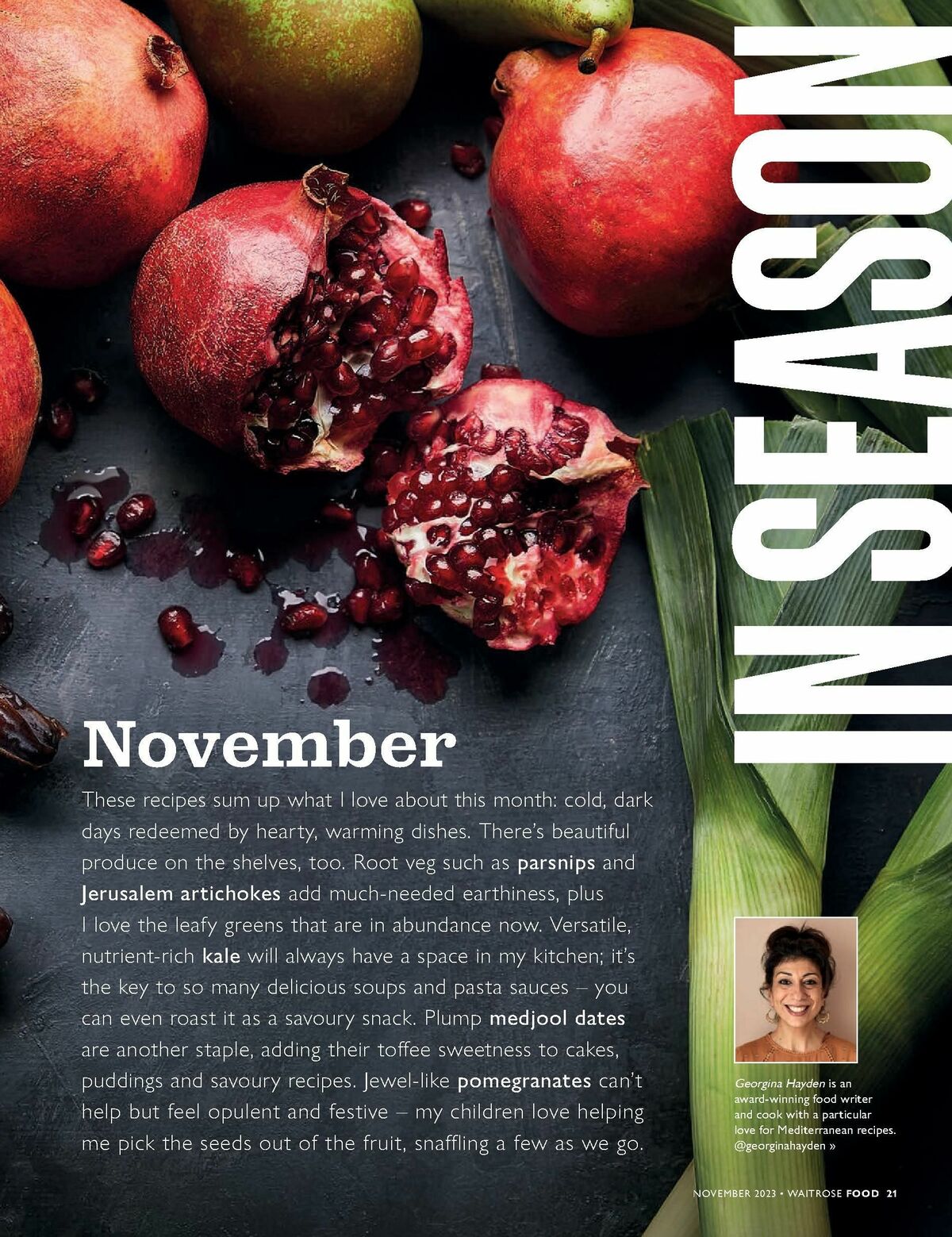 Waitrose Food Magazine November Offers from 1 November