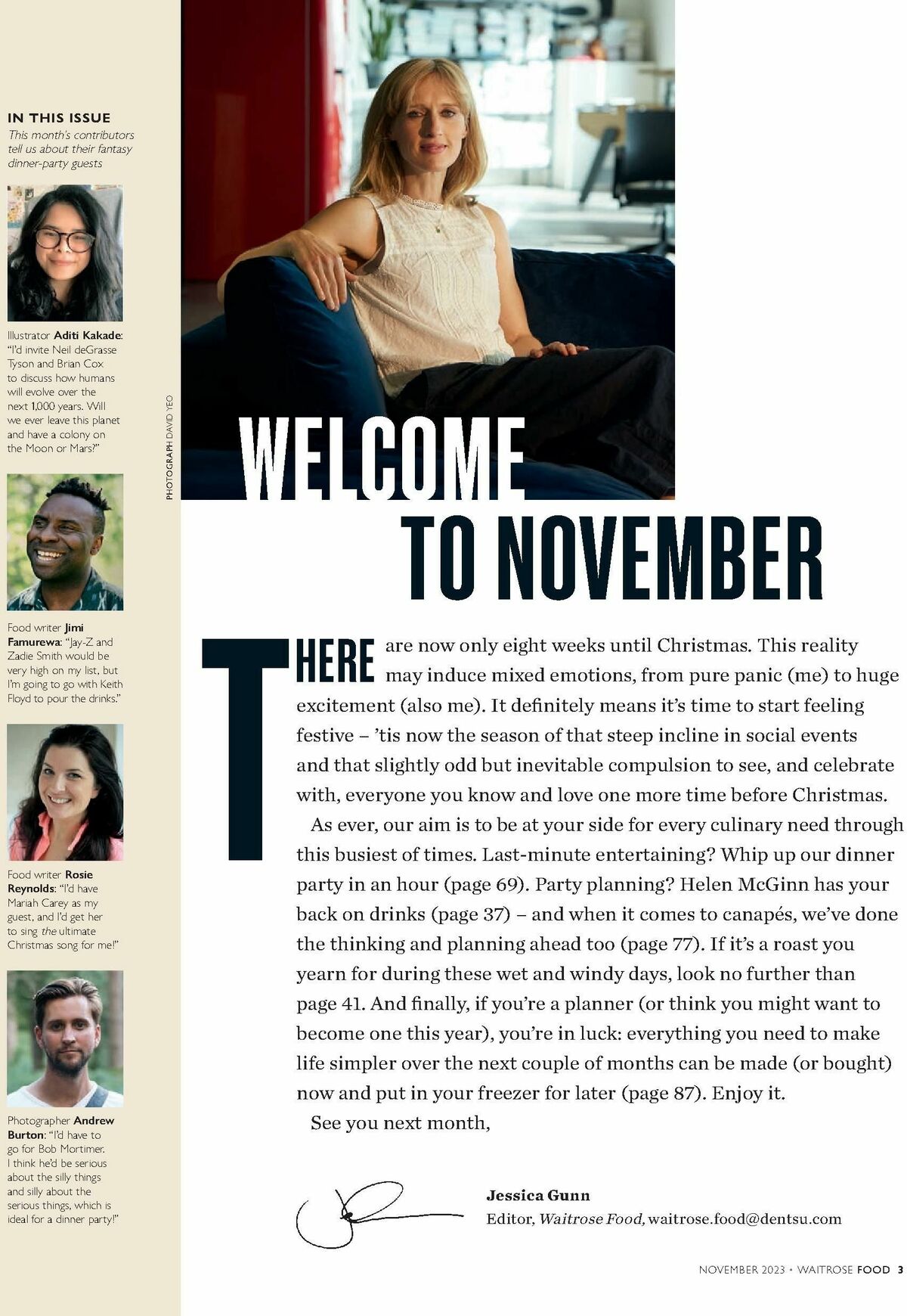 Waitrose Food Magazine November Offers from 1 November