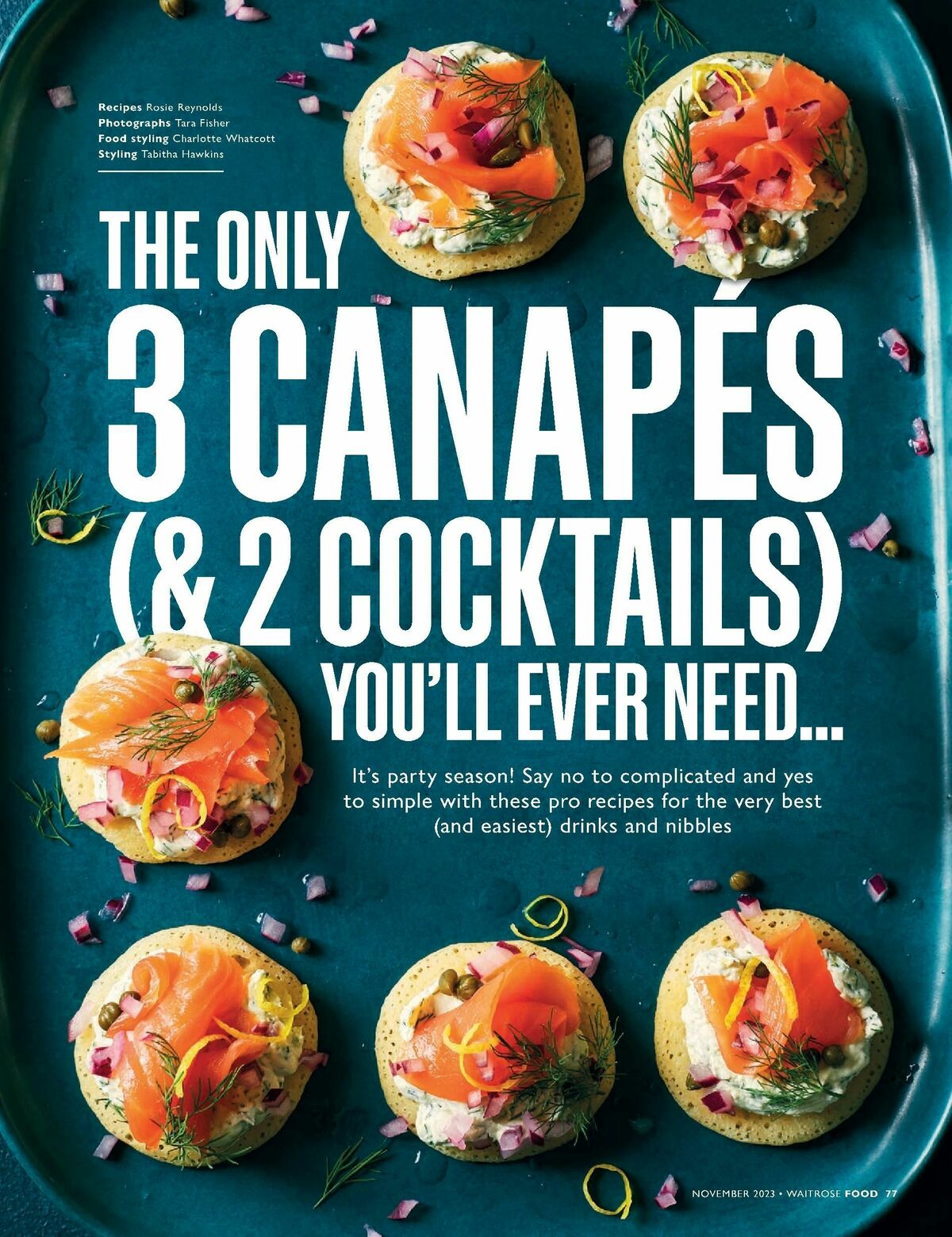 Waitrose Food Magazine November Offers from 1 November