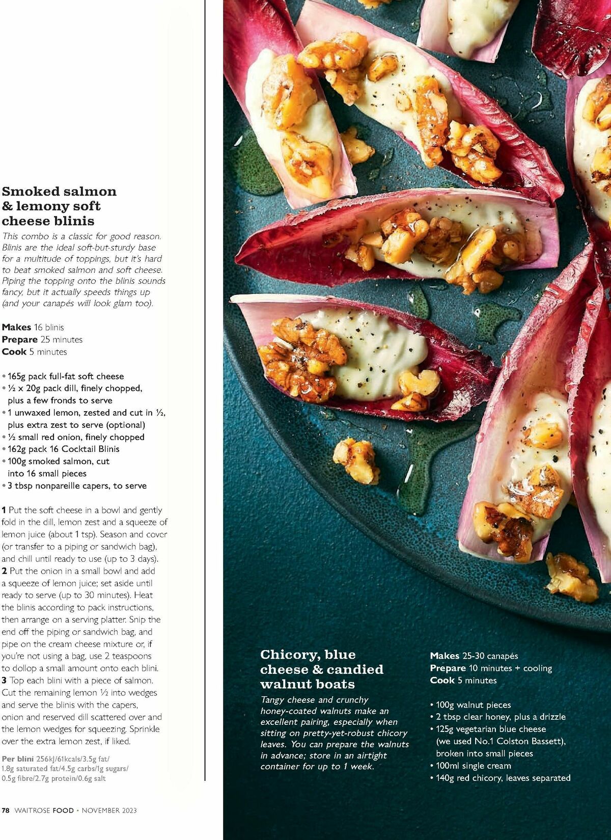Waitrose Food Magazine November Offers from 1 November