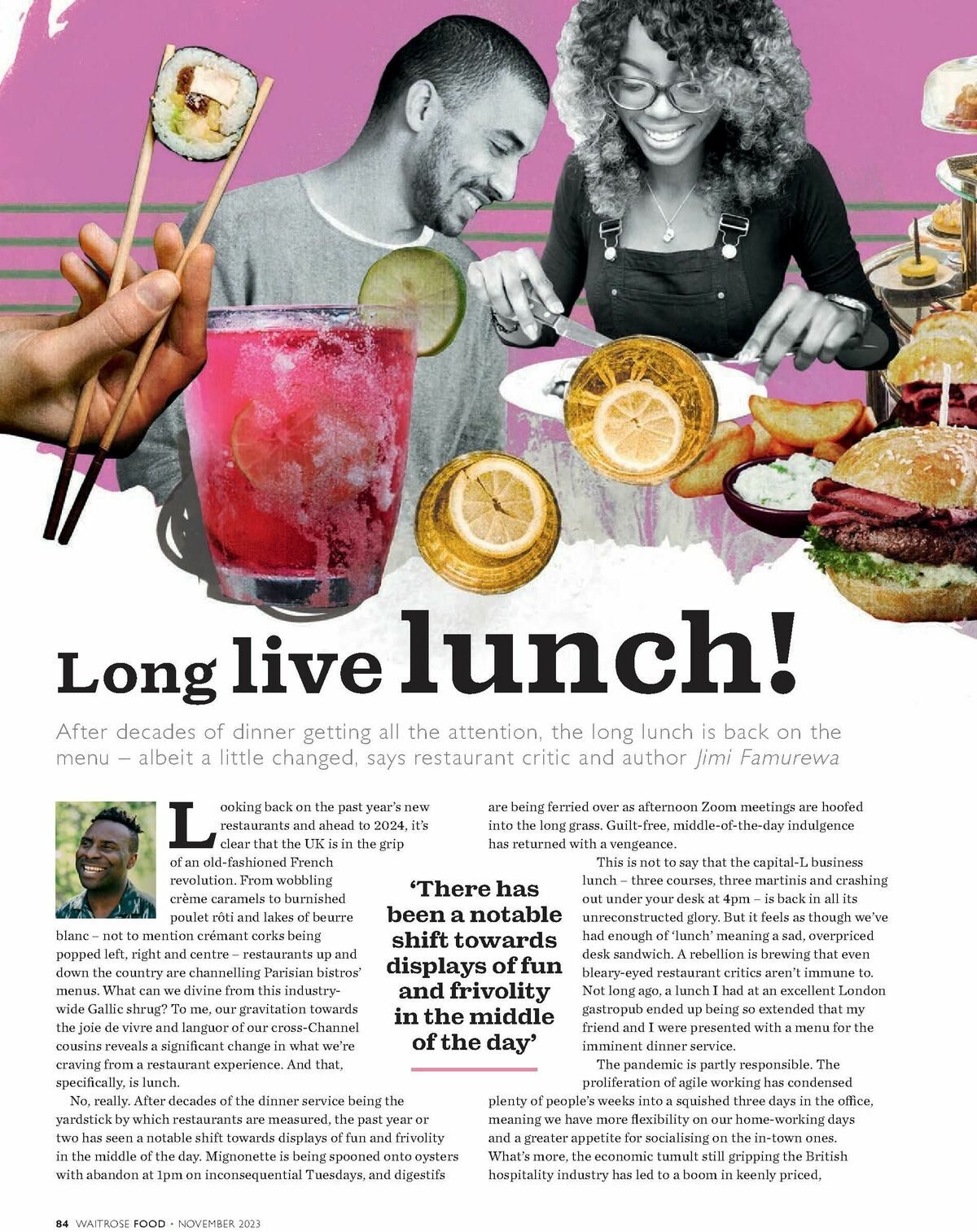 Waitrose Food Magazine November Offers from 1 November