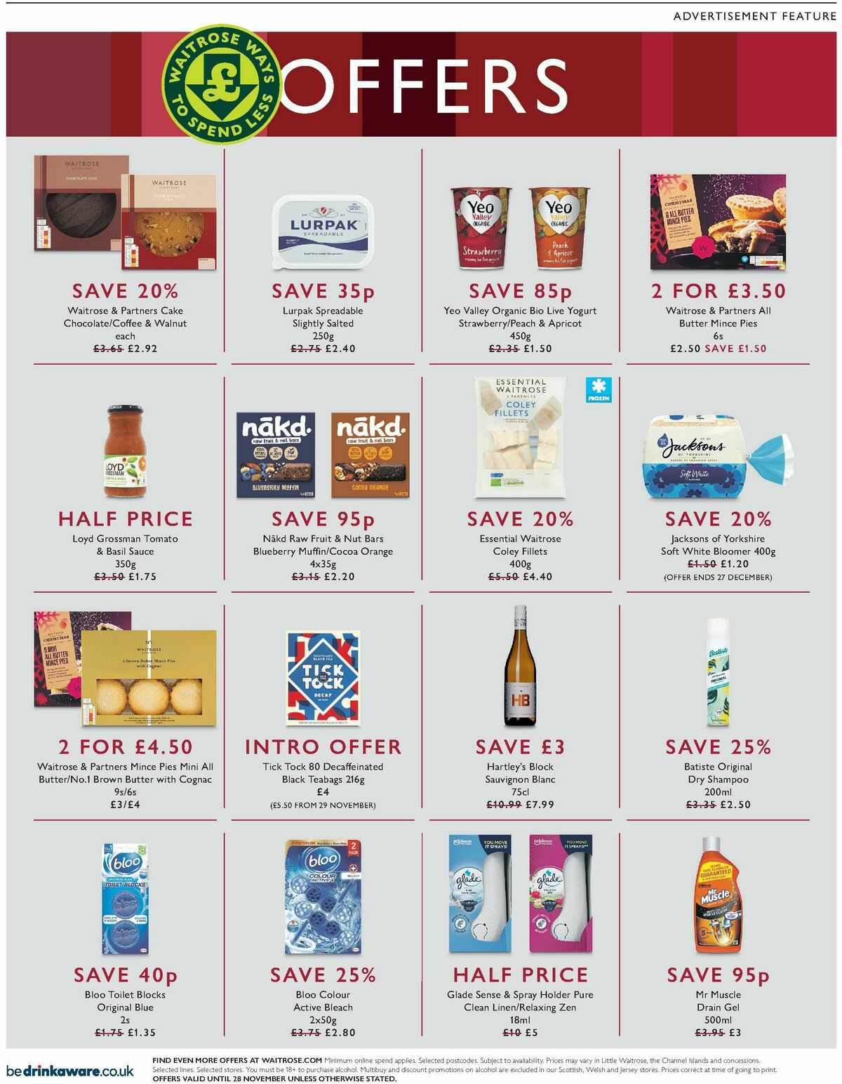 Waitrose Offers from 9 November